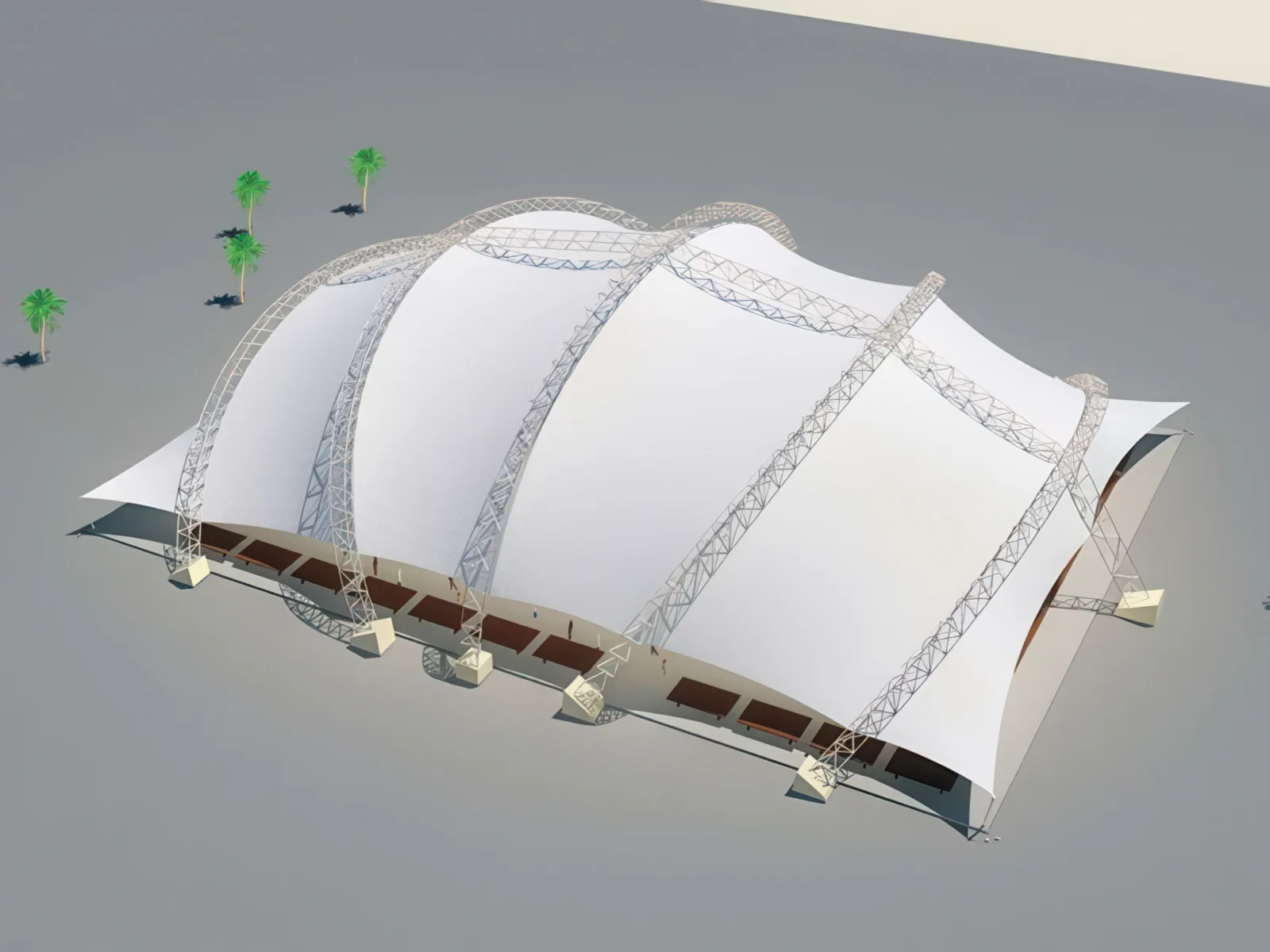 Навесы для рынков проект 53