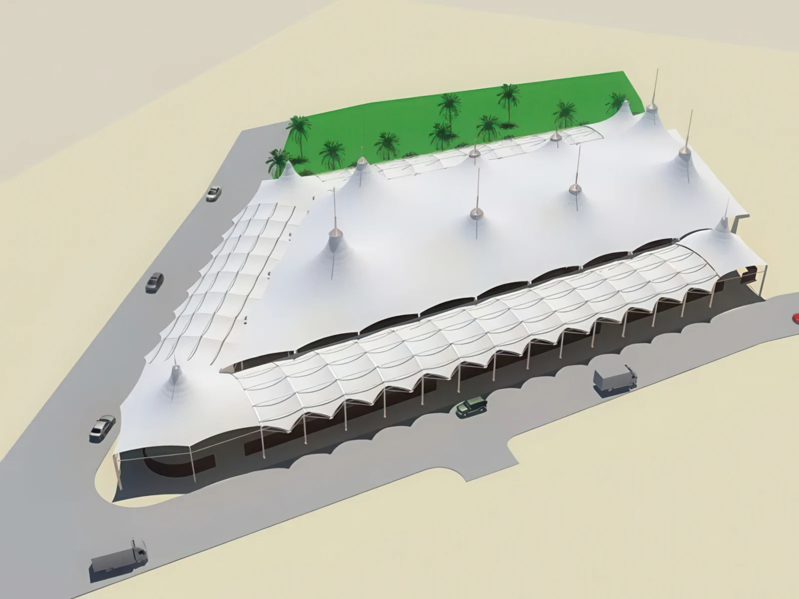 Навесы для рынков проект 58