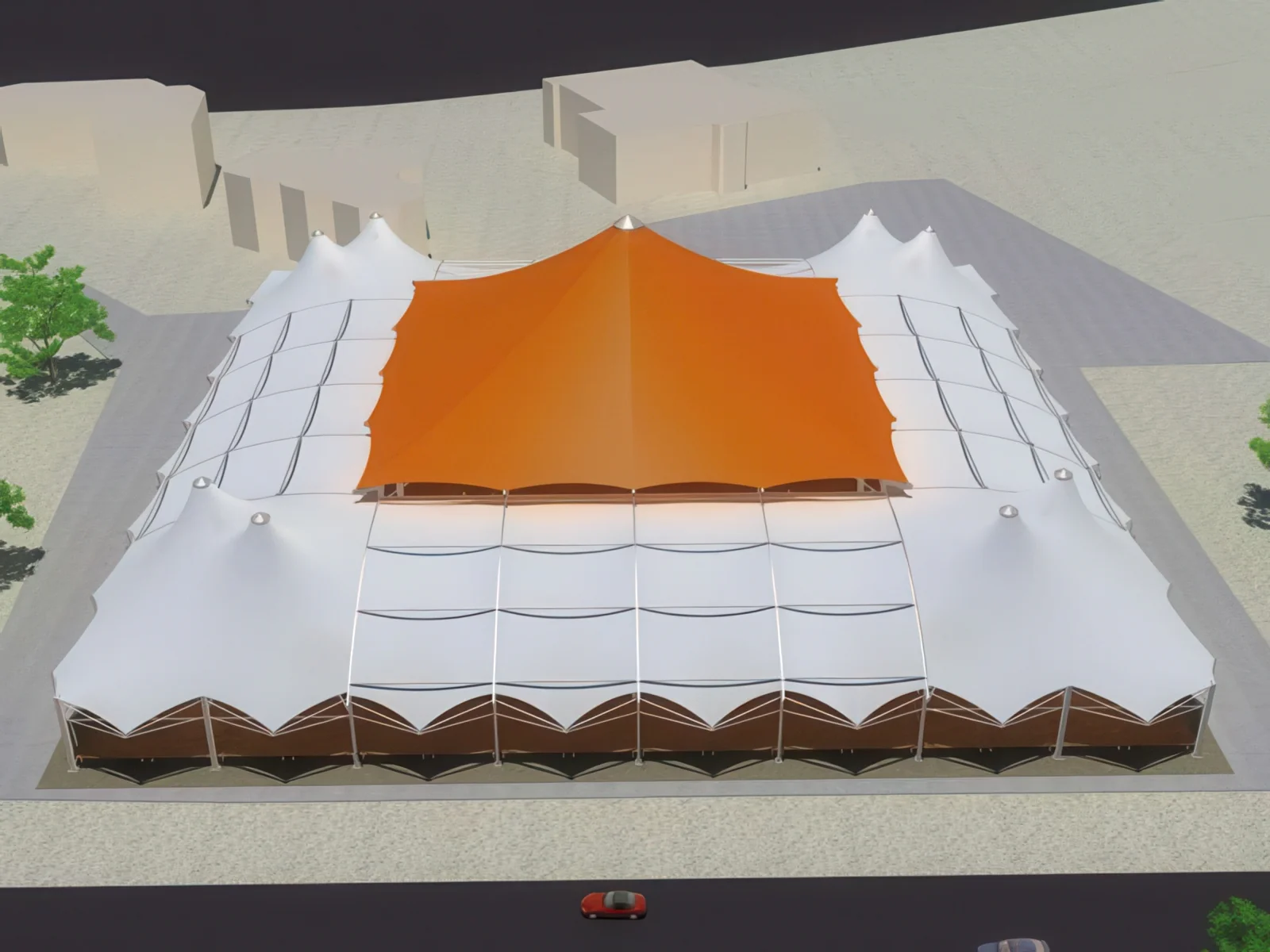 Навесы для рынков проект 61