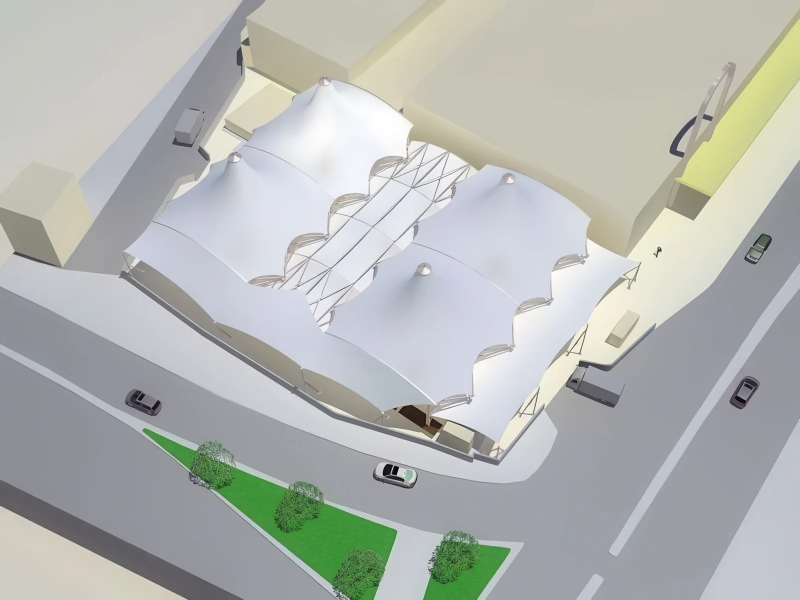 Навесы для рынков проект 67