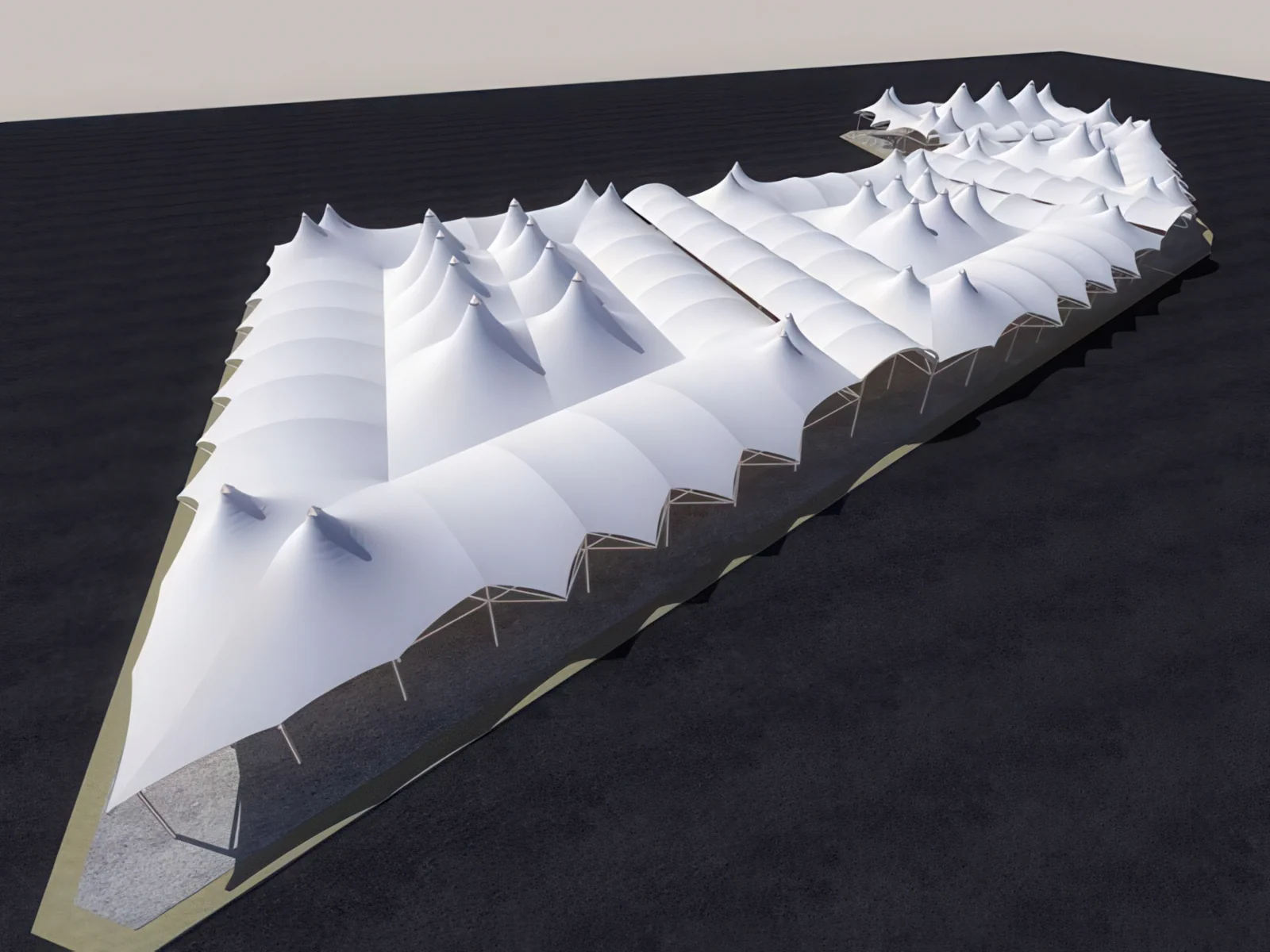 Навесы для рынков проект 74