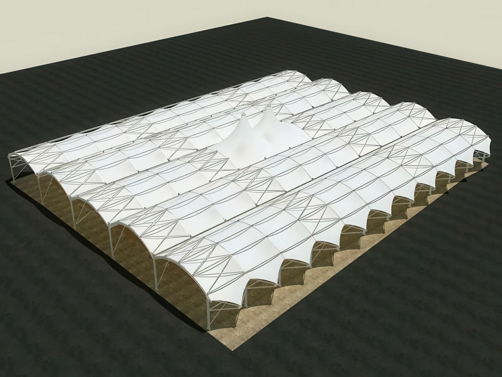 Навесы для рынков проект 75