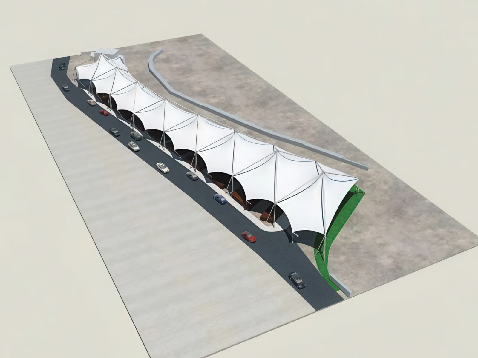 Навесы для рынков проект 77