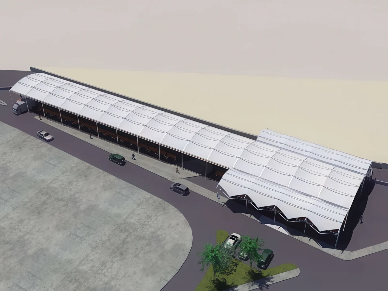 Навесы для рынков проект 78