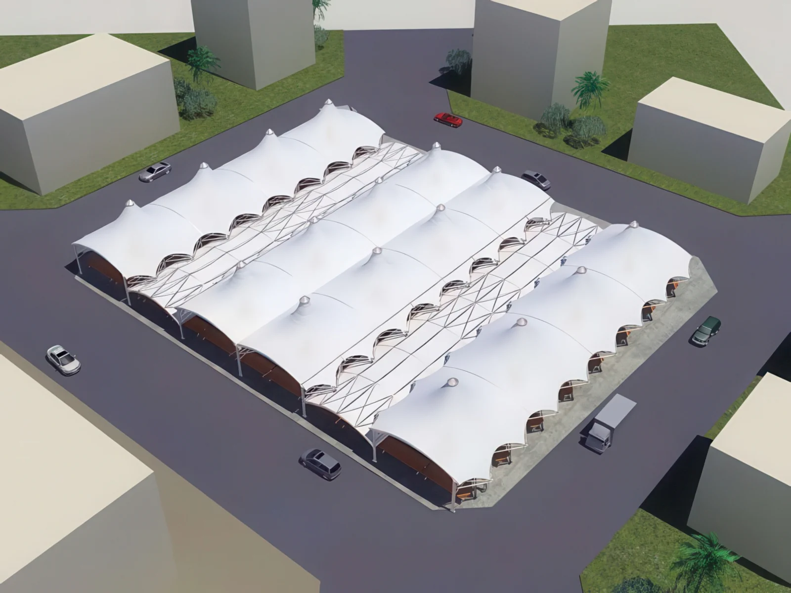 Навесы для рынков проект 83