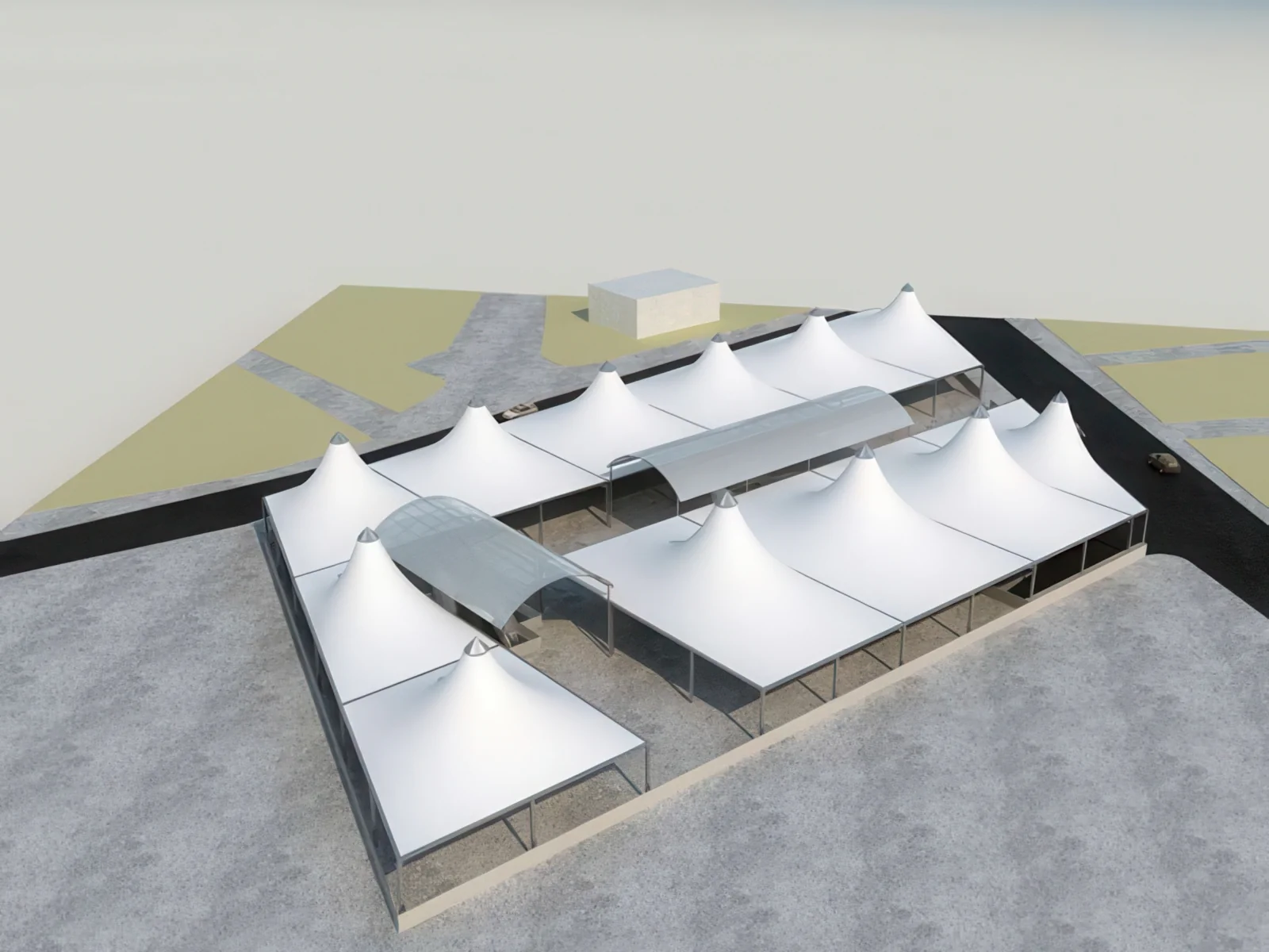 Навесы для рынков проект 91