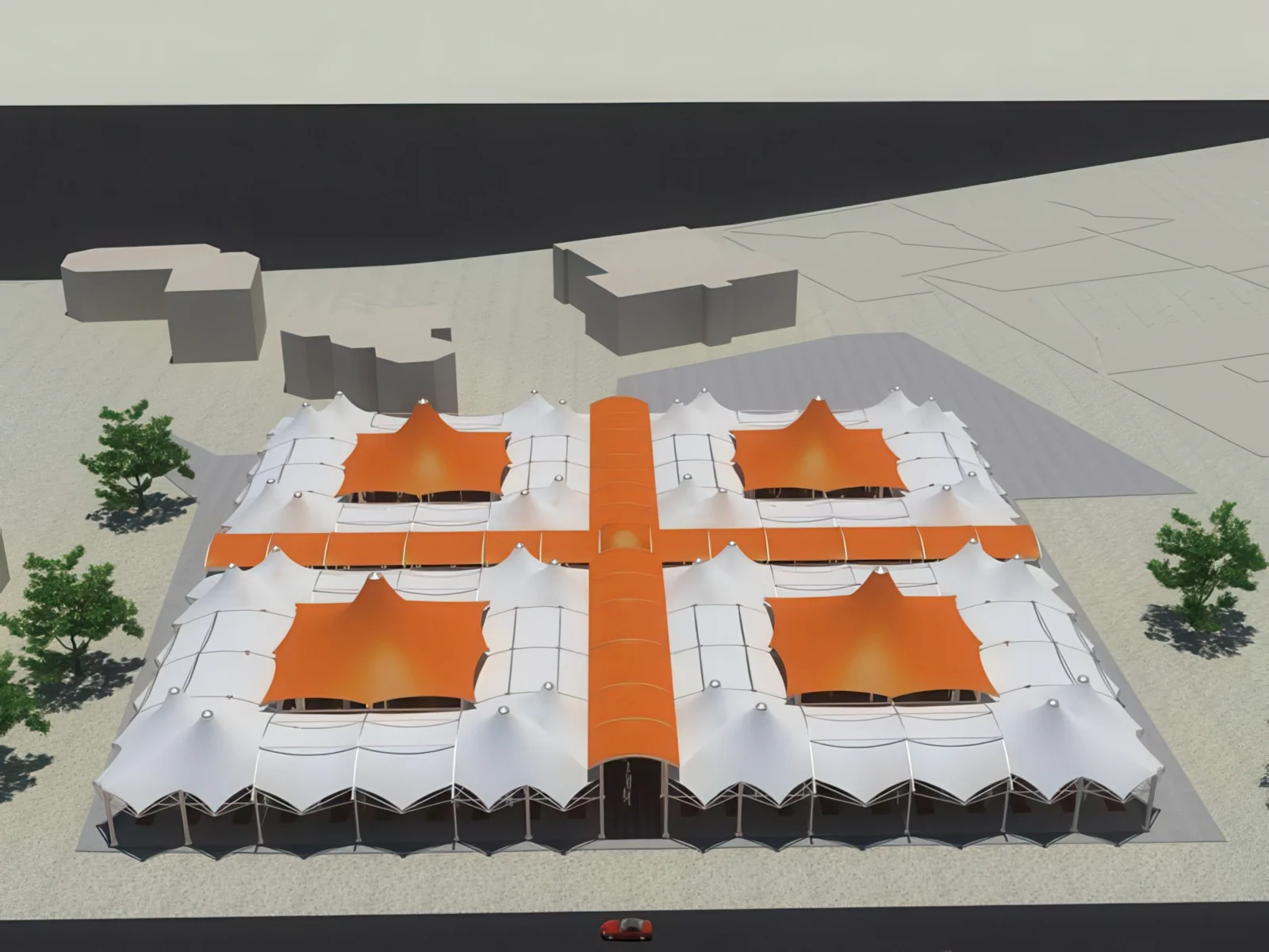 Навесы для рынков проект 92