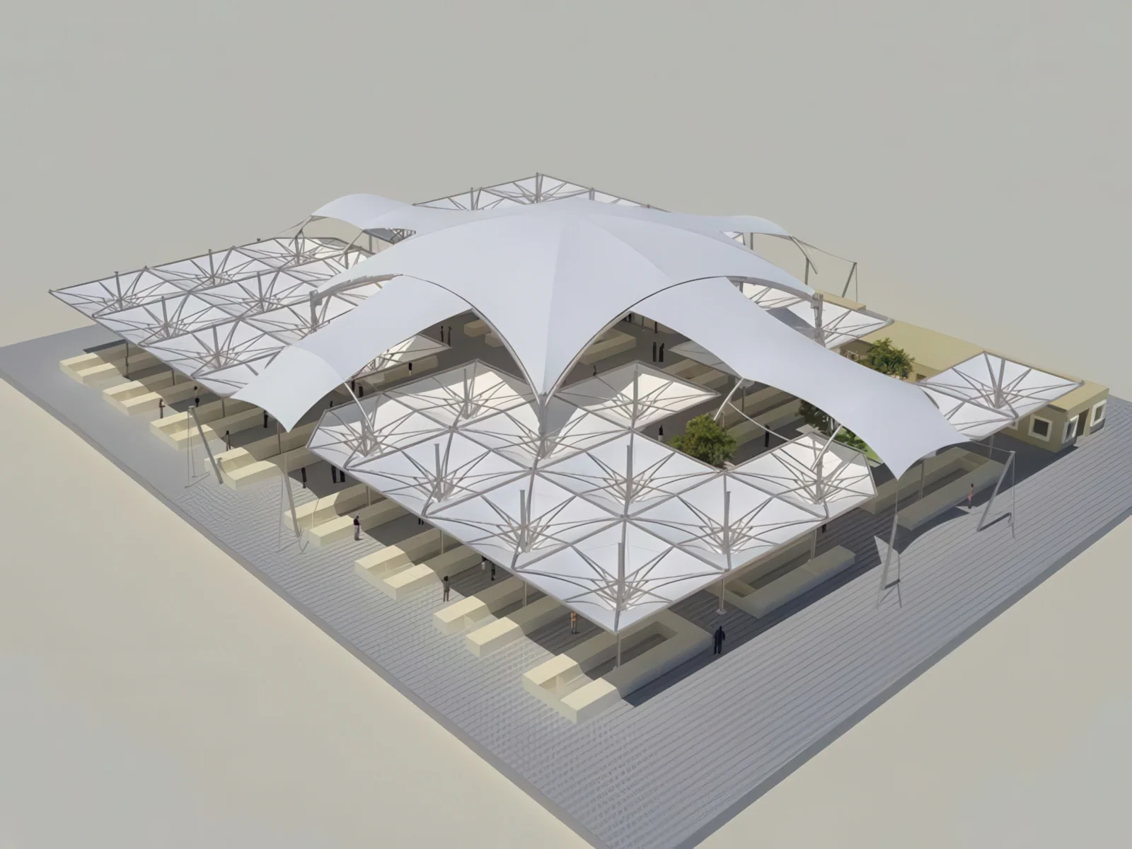 Навесы для рынков проект 95