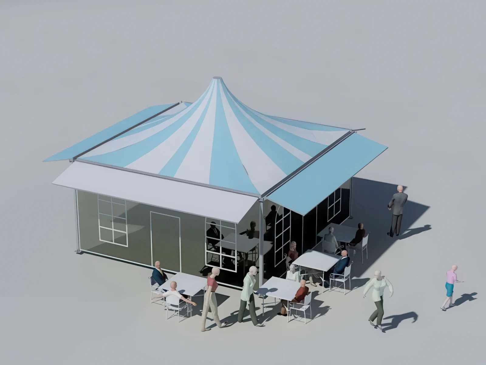 Модульные шатры проект 10