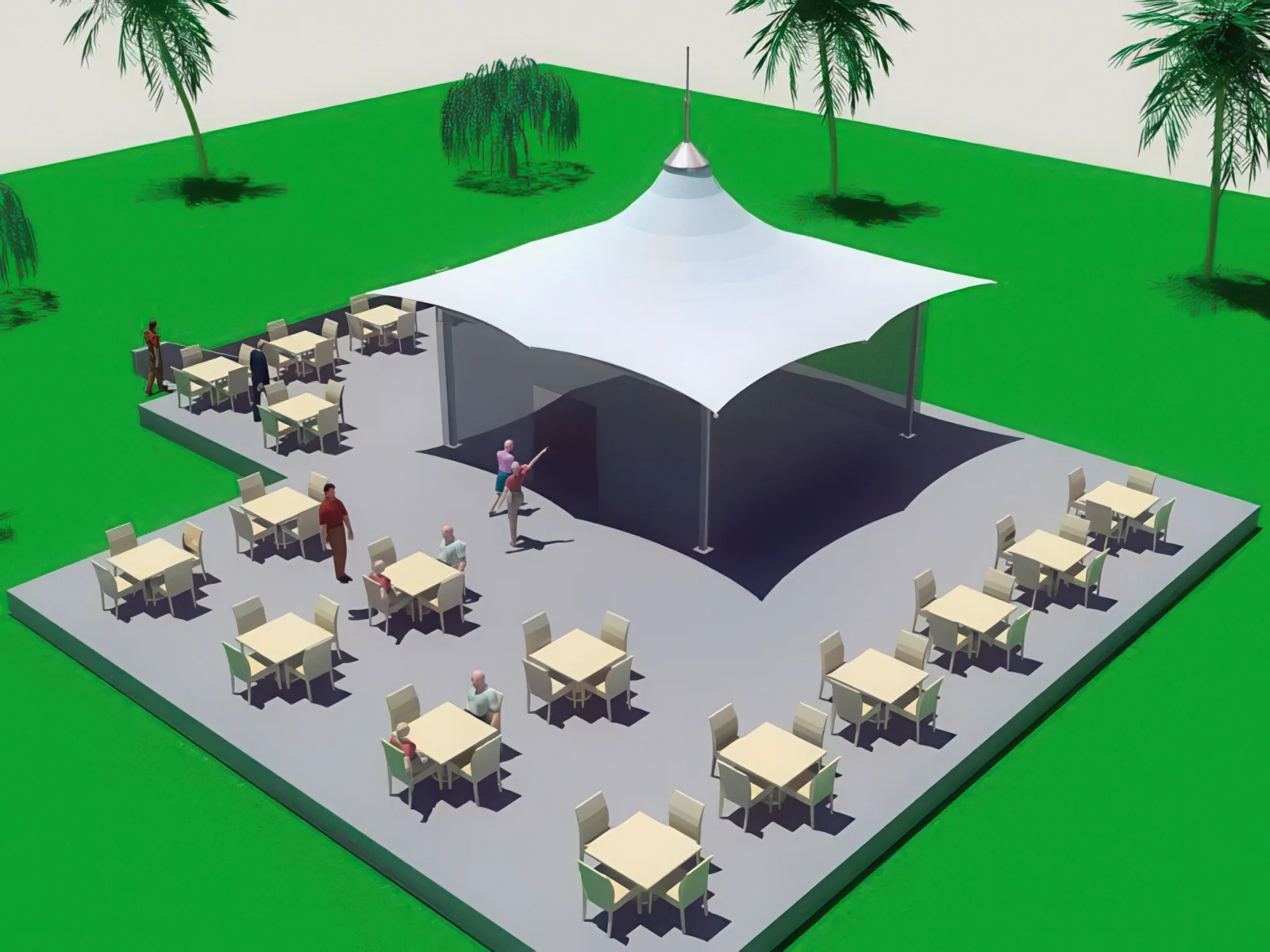 Модульные шатры проект 17