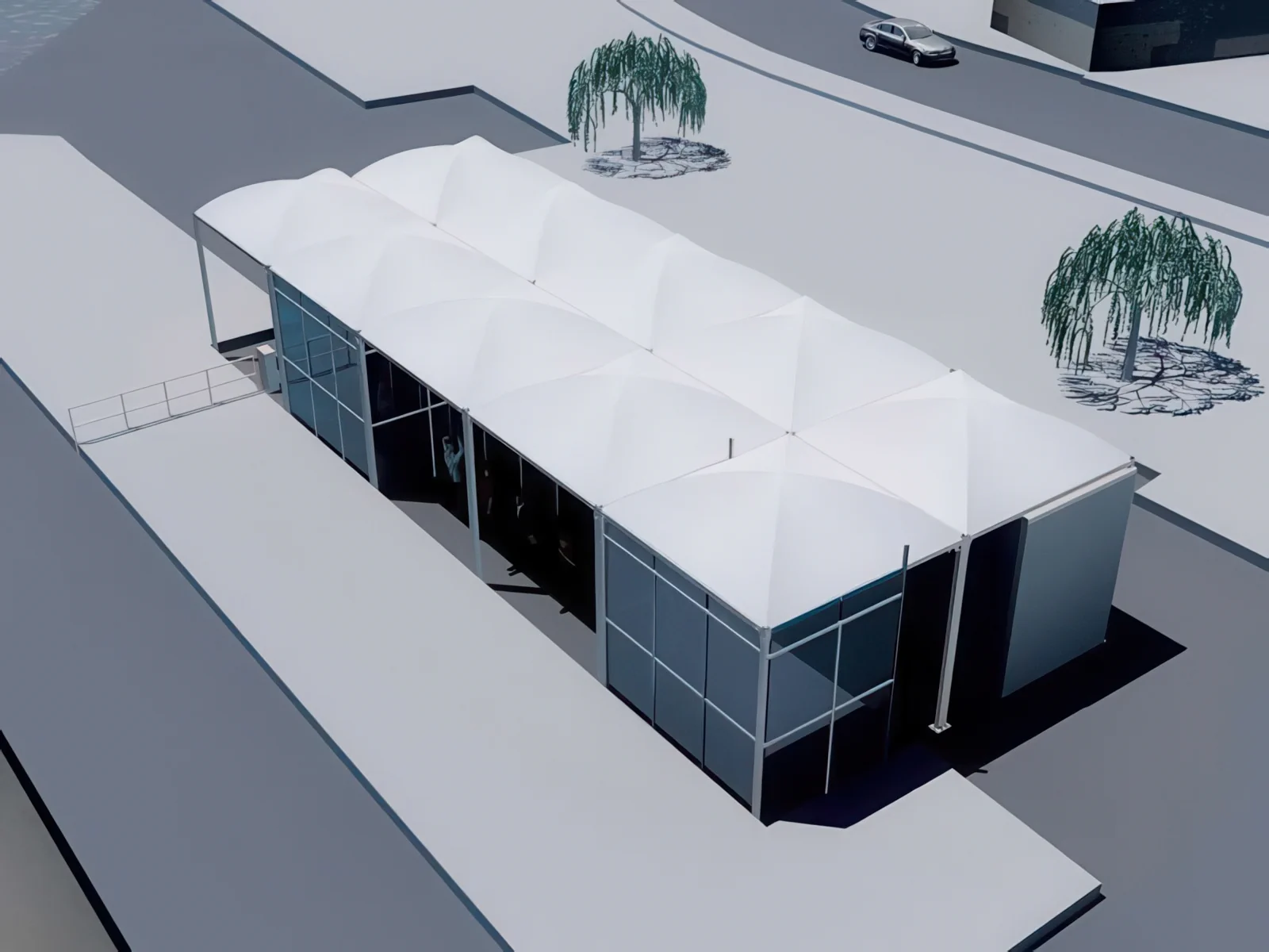 Модульные шатры проект 21