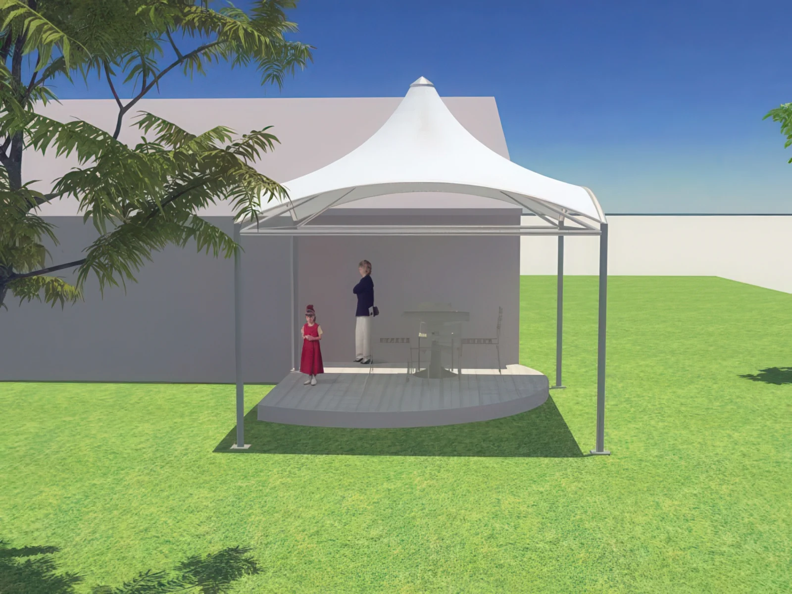 Модульные шатры проект 31