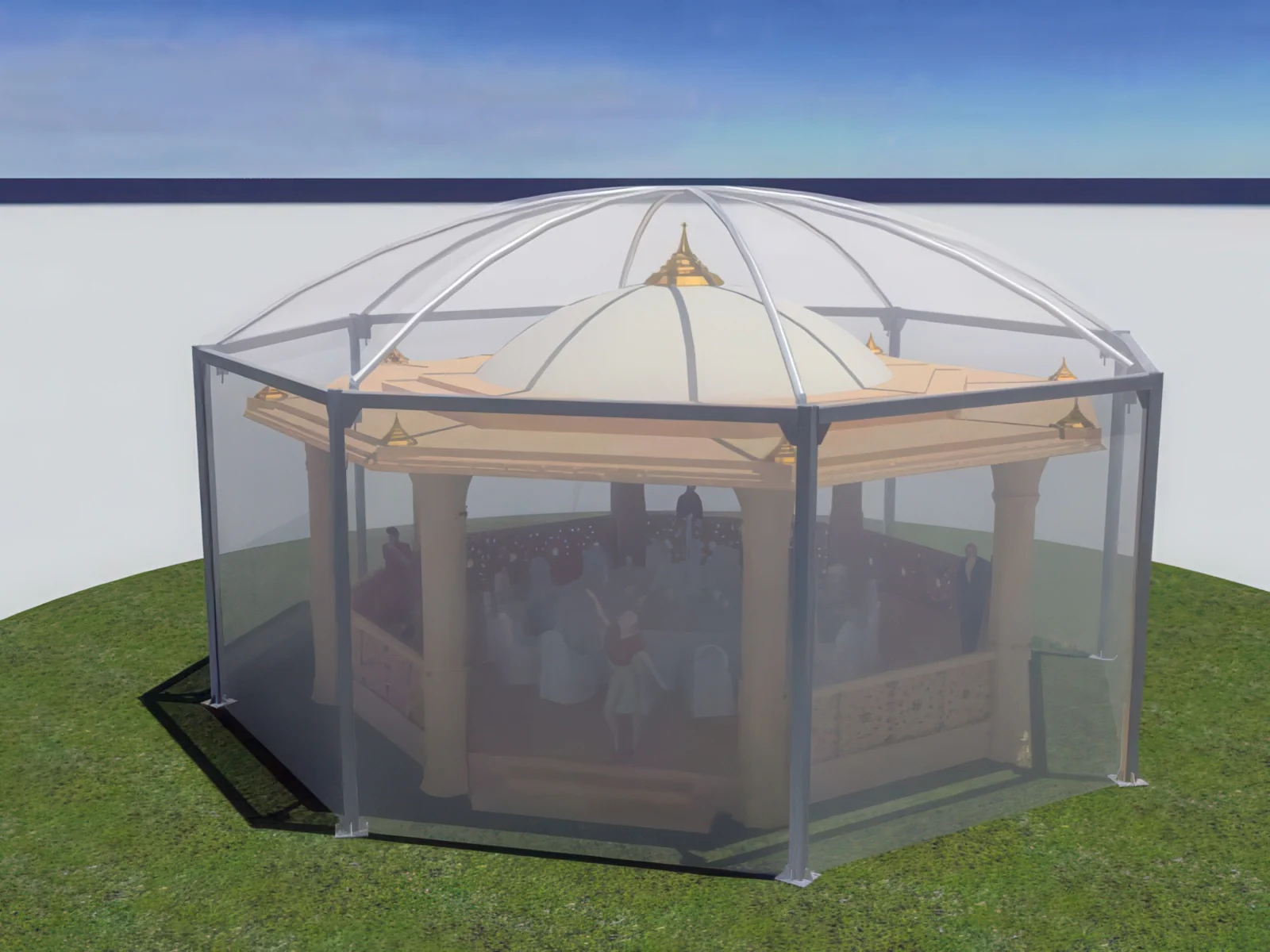 Модульные шатры проект 34