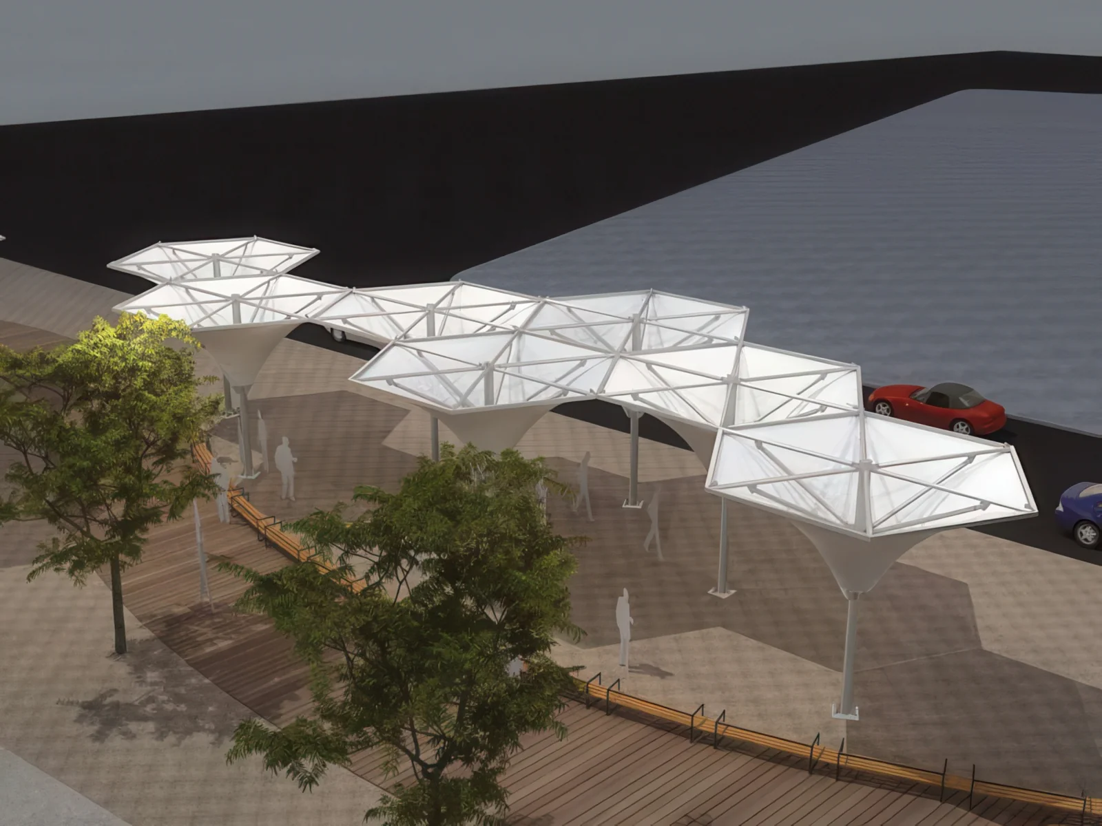 Модульные шатры проект 45