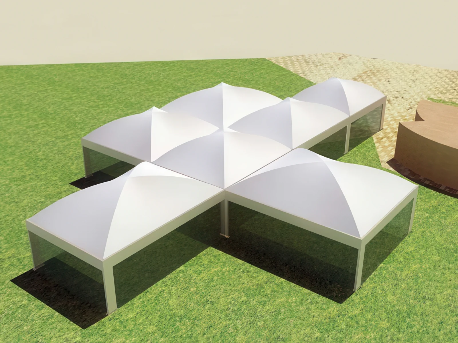 Модульные шатры проект 46