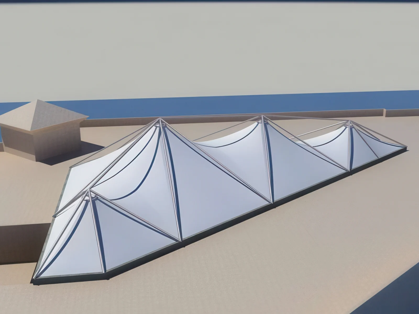 Тентовые сооружения без внутренних опор проект 24