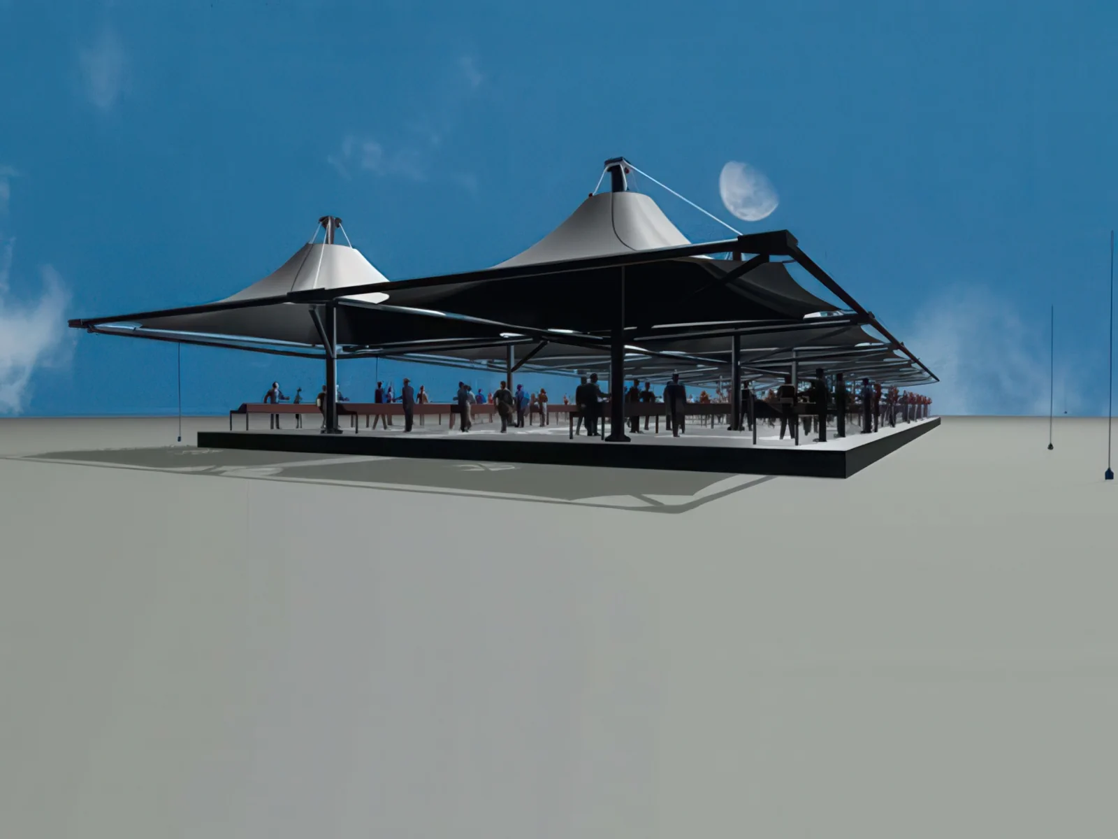 Тентовые сооружения без внутренних опор проект 43