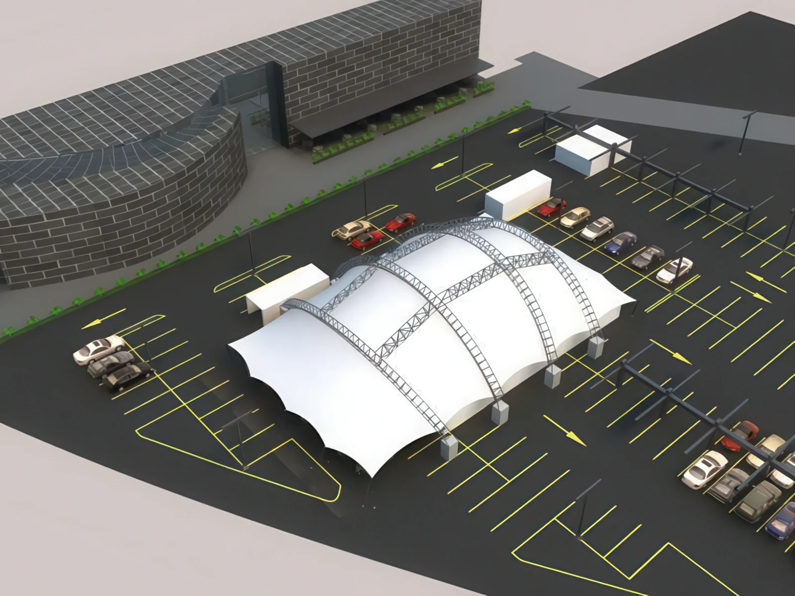 Тентовые сооружения без внутренних опор проект 75