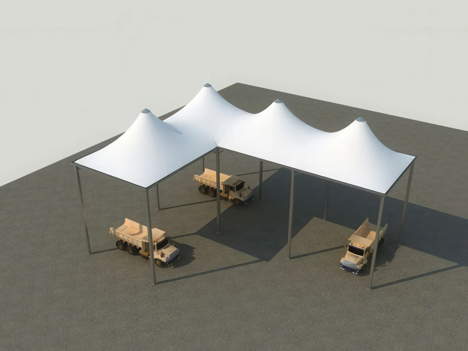 Навесы для автомобильных парковок проект 25