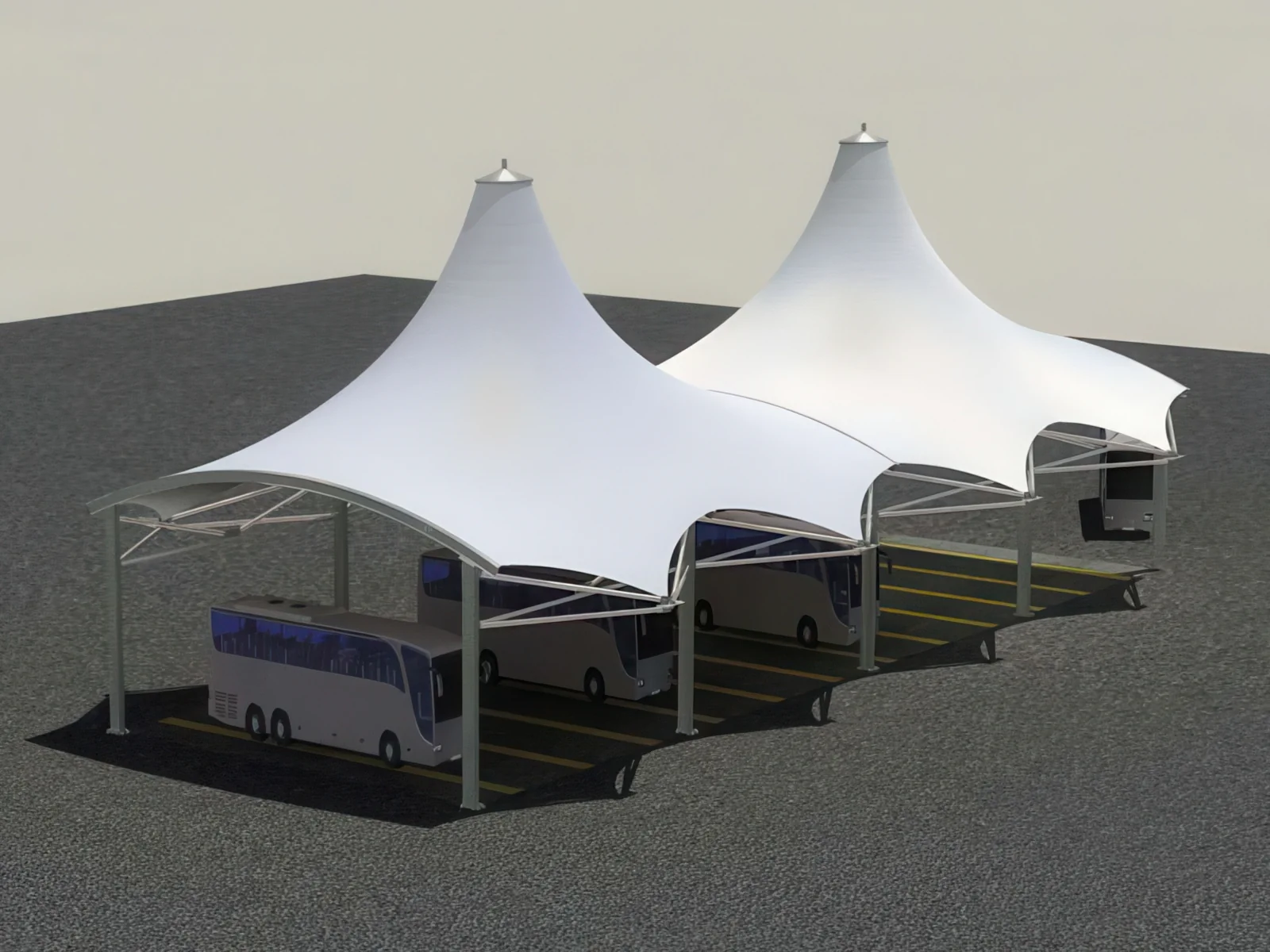 Навесы для автомобильных парковок проект 87