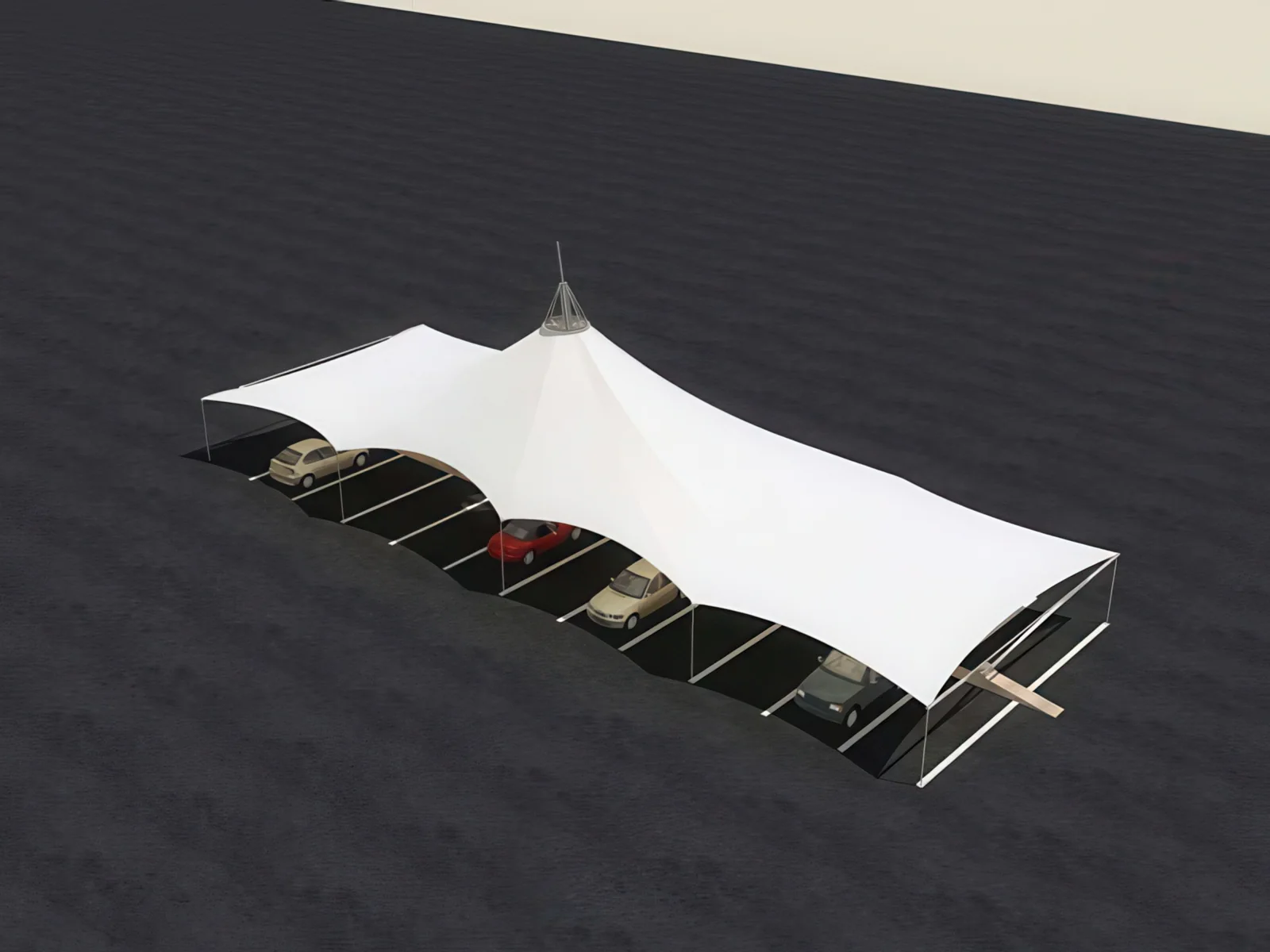 Навесы для автомобильных парковок проект 89