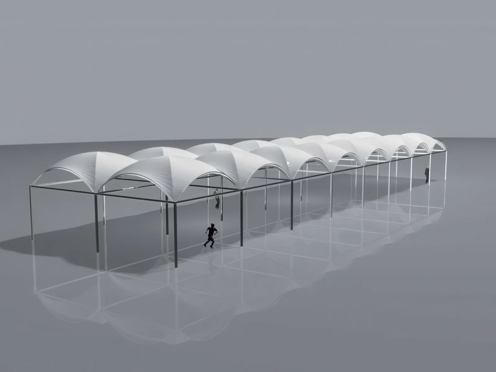 Навесы для пеших зон проект 8