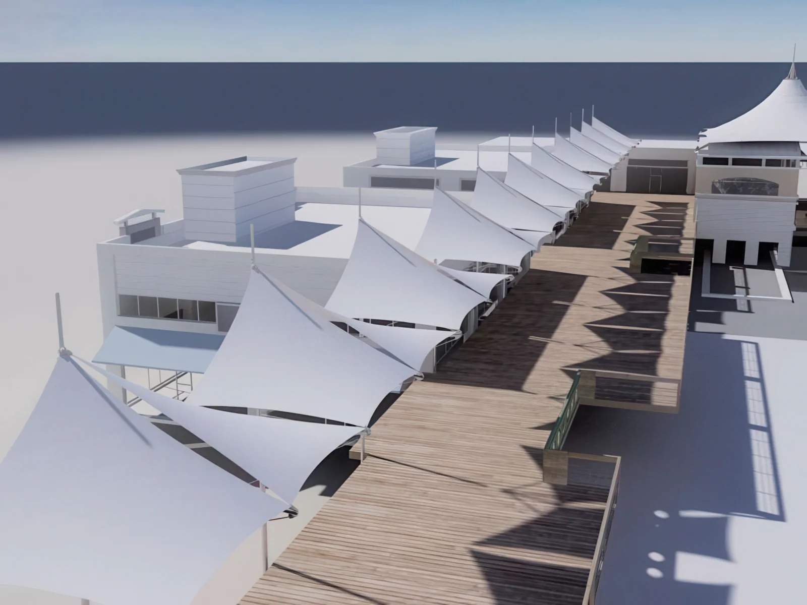 Навесы для пеших зон проект 13