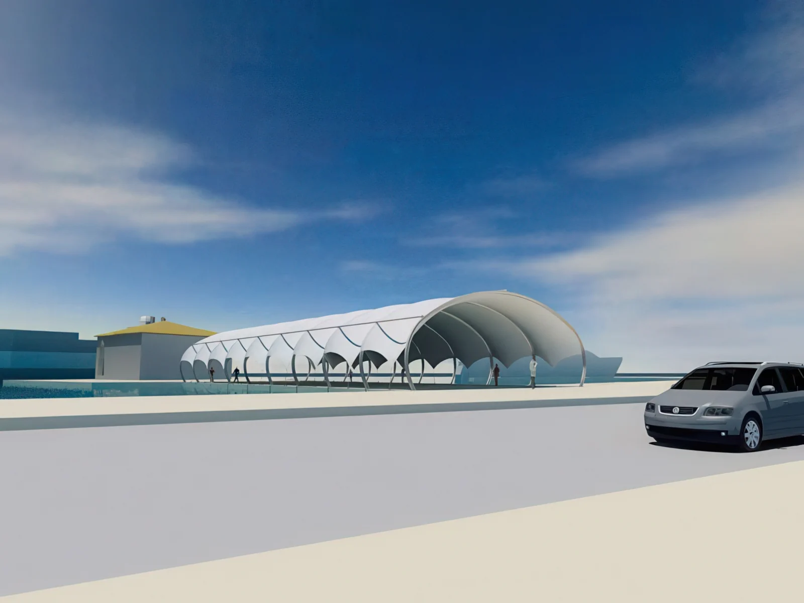 Навесы для пеших зон проект 15