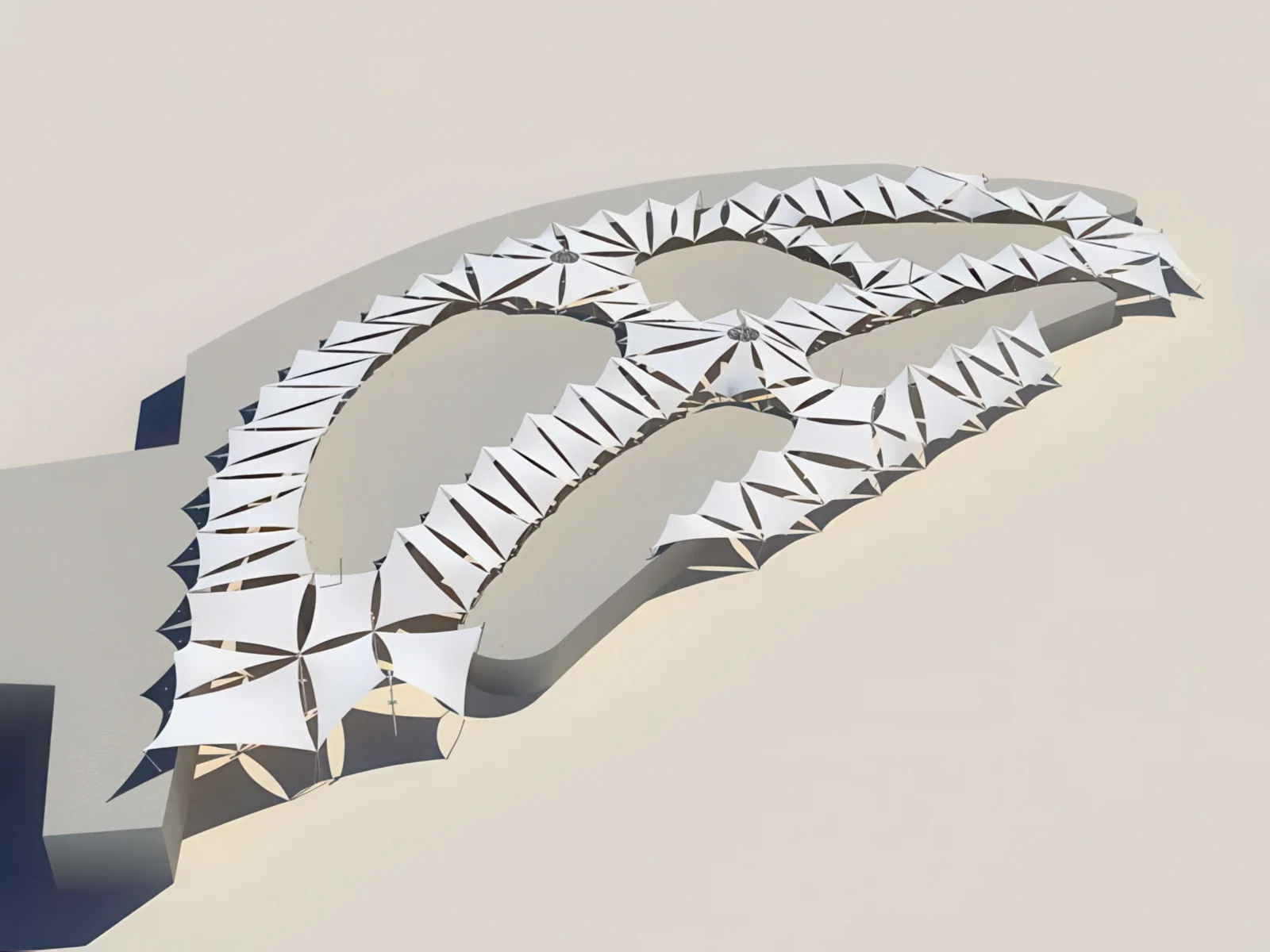 Навесы для пеших зон проект 33