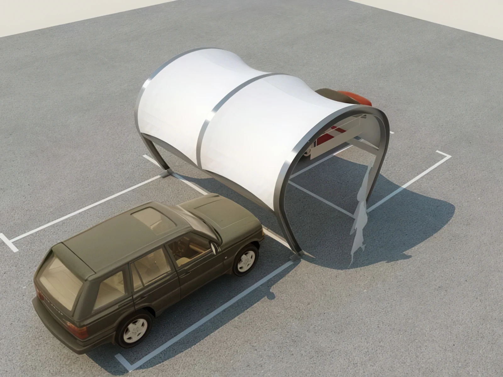 Навесы для пеших зон проект 51