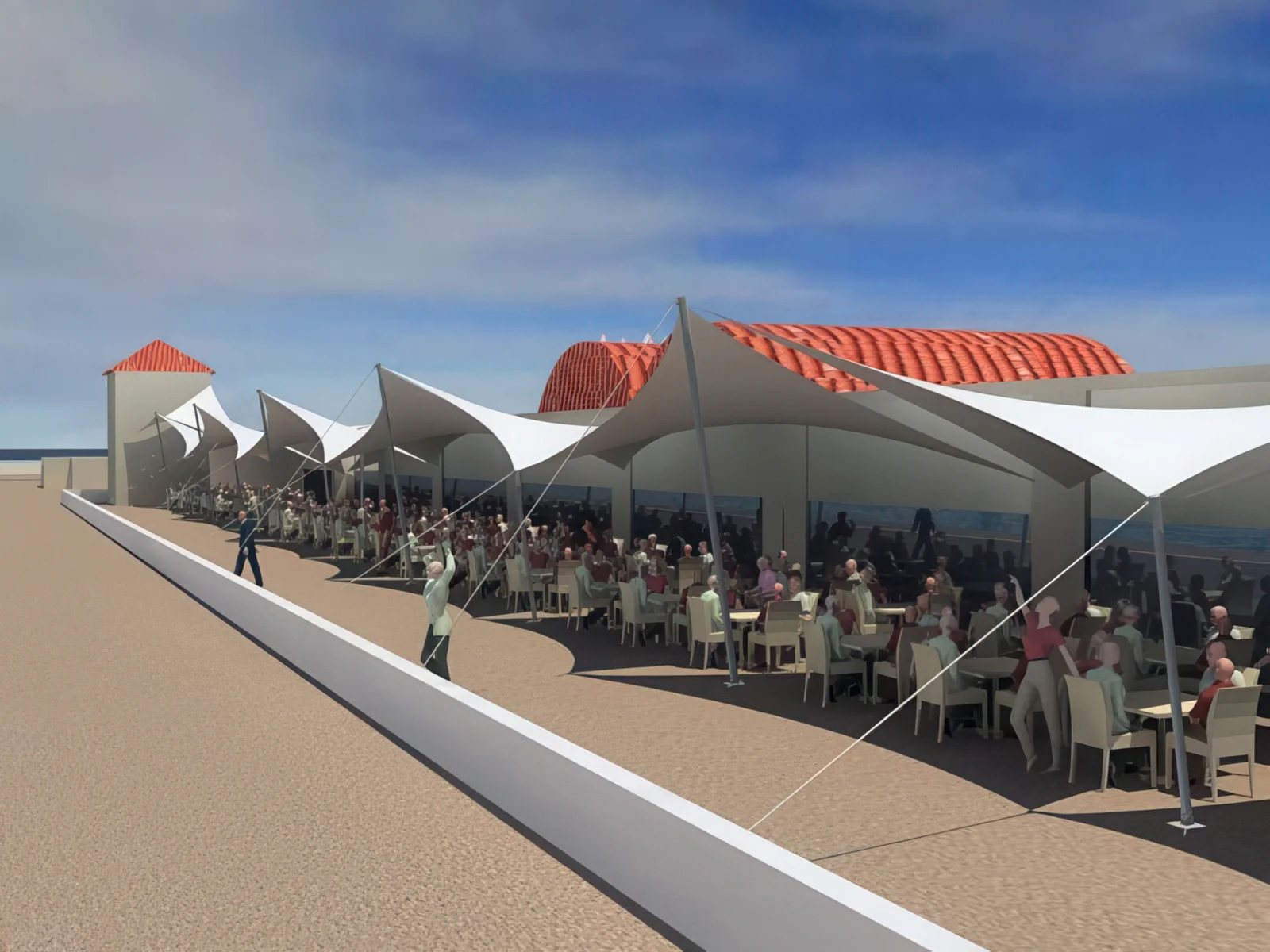 Тенты для ресторации проект 11