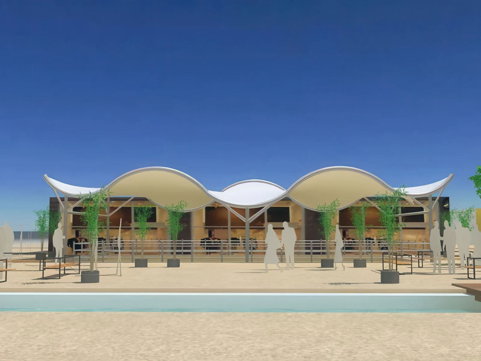 Тенты для ресторации проект 13