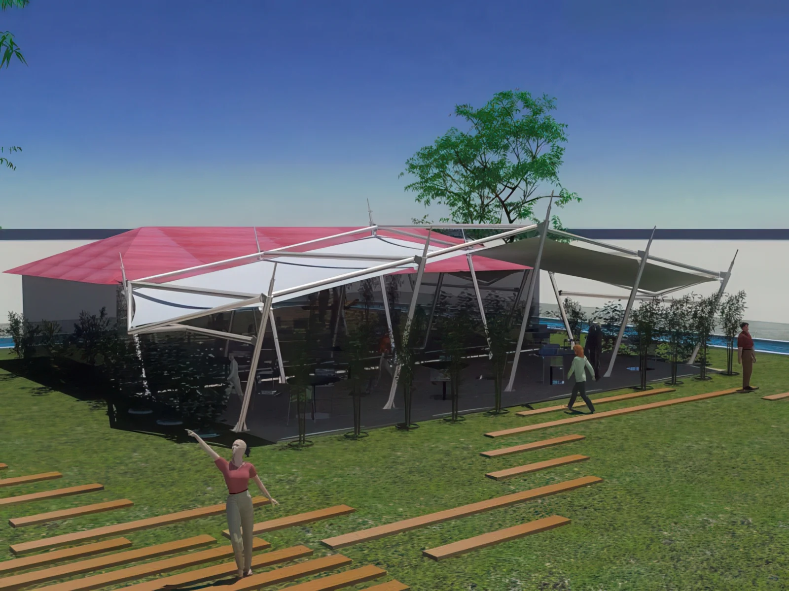 Тенты для ресторации проект 17