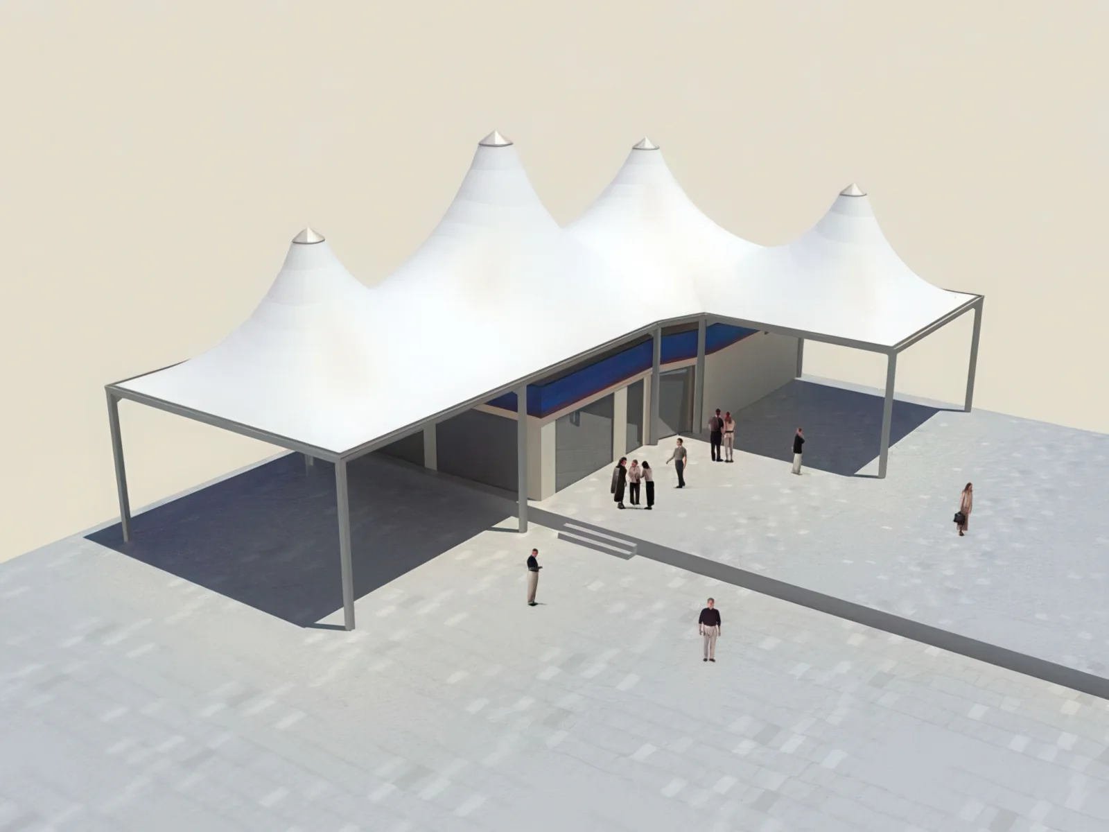 Тенты для ресторации проект 22