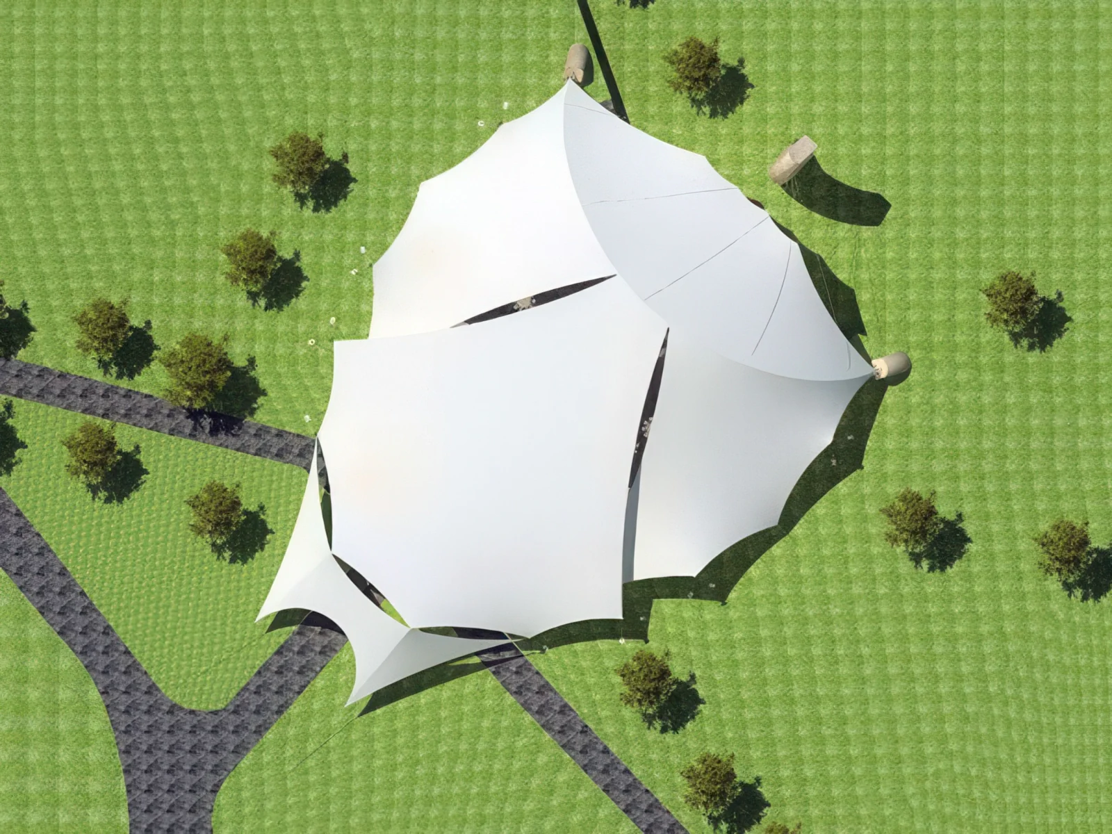 Тенты для ресторации проект 27