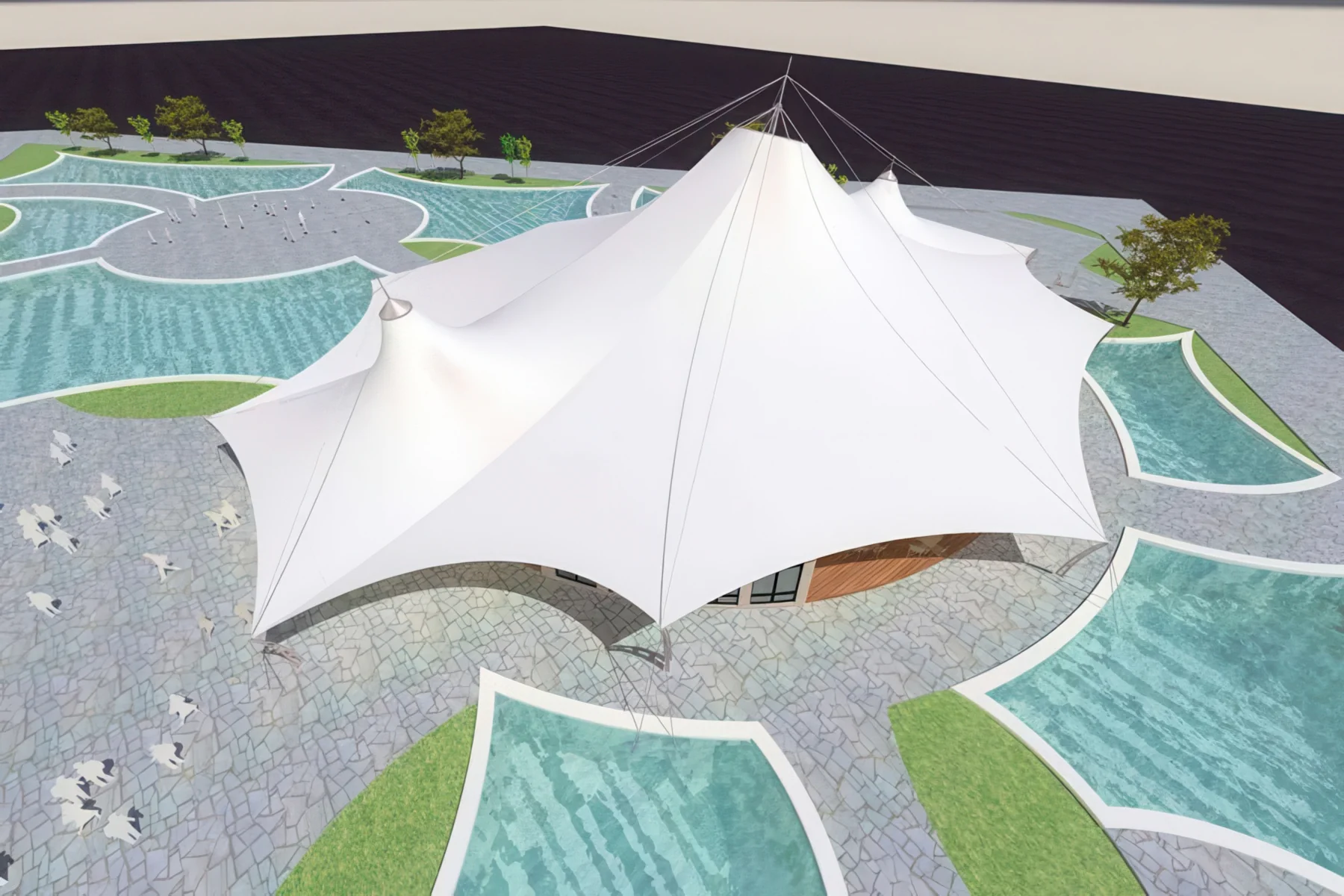 Тенты для ресторации проект 28