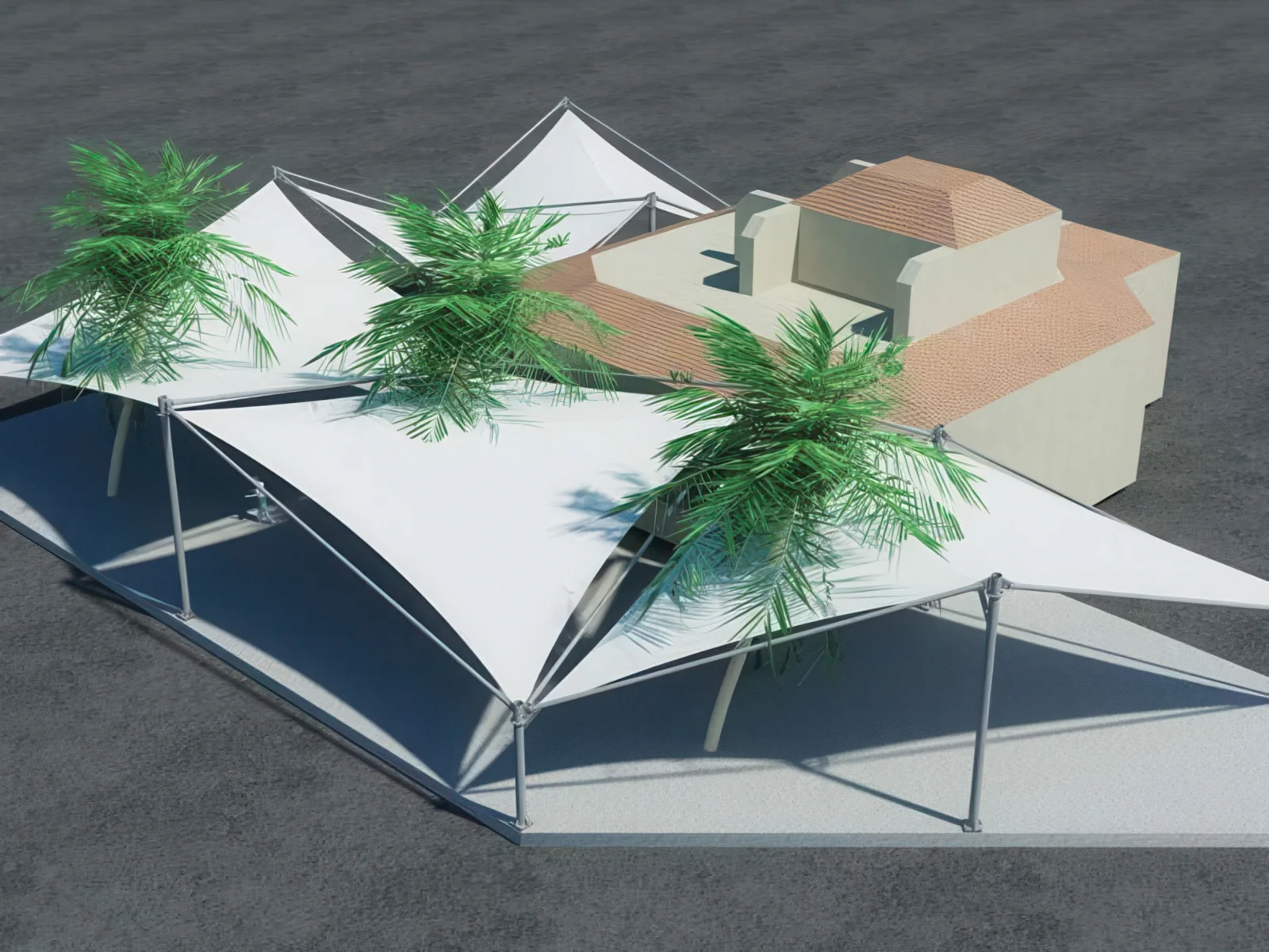 Тенты для ресторации проект 40