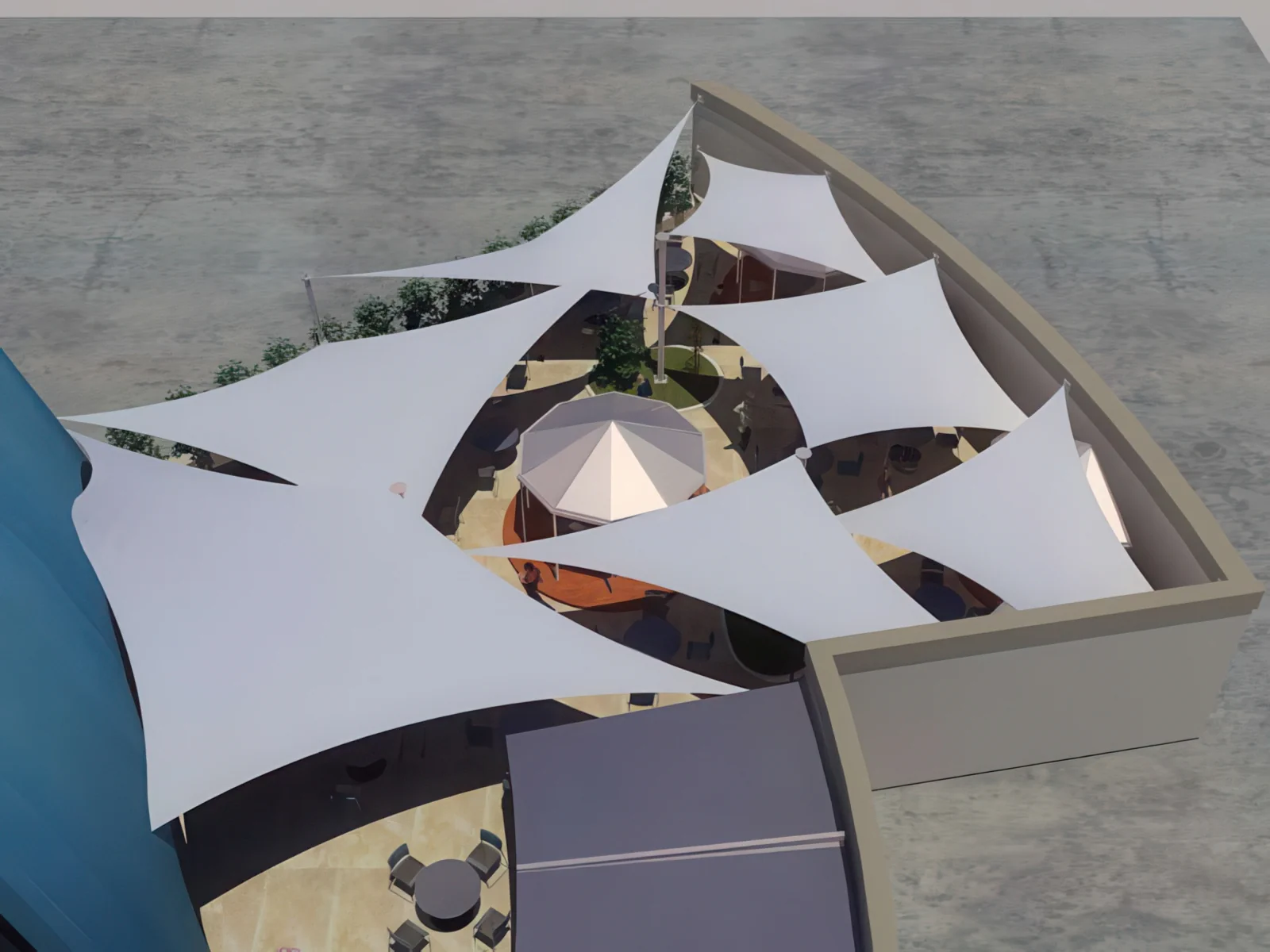 Тенты для ресторации проект 51