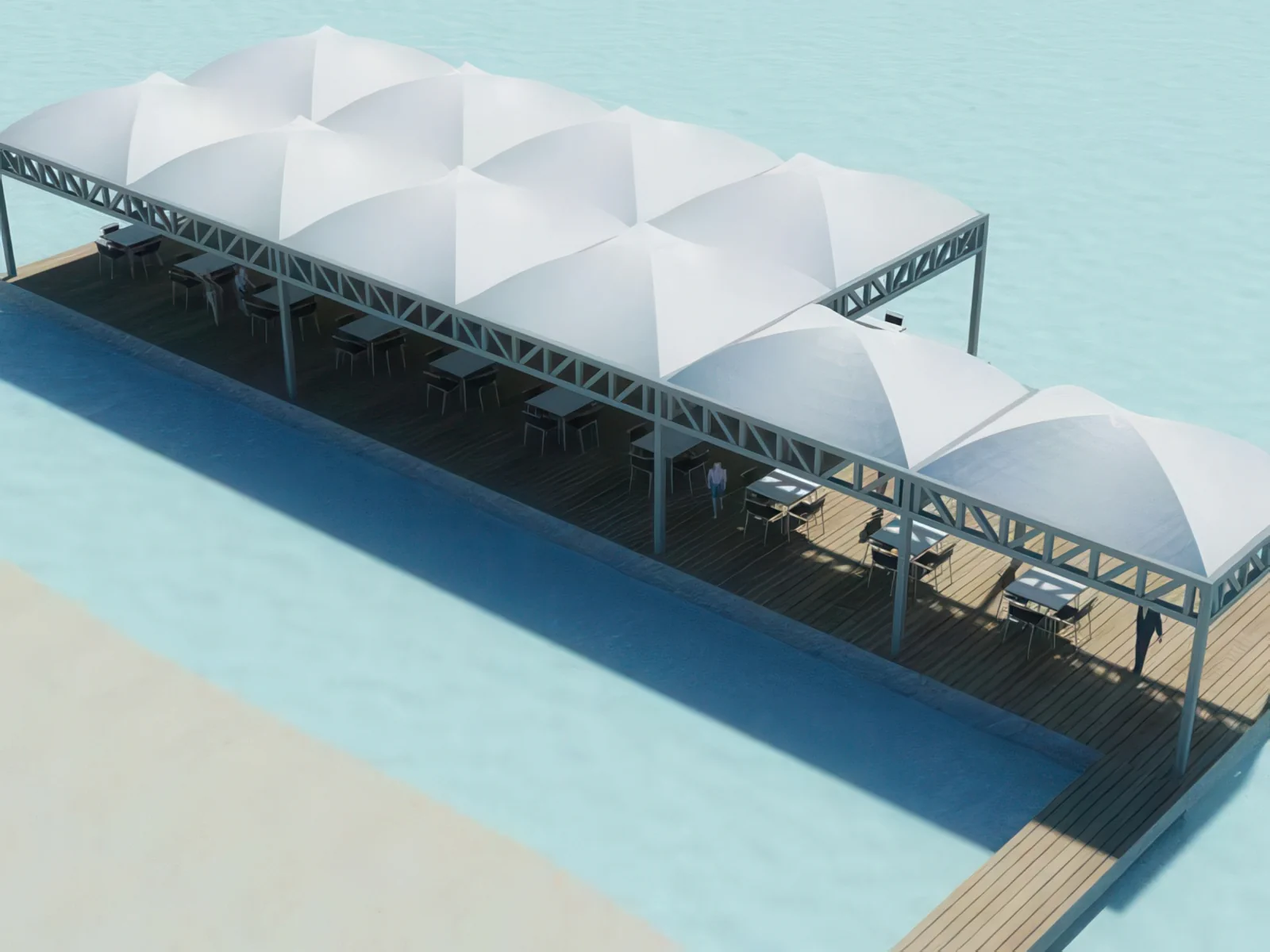 Тенты для ресторации проект 53