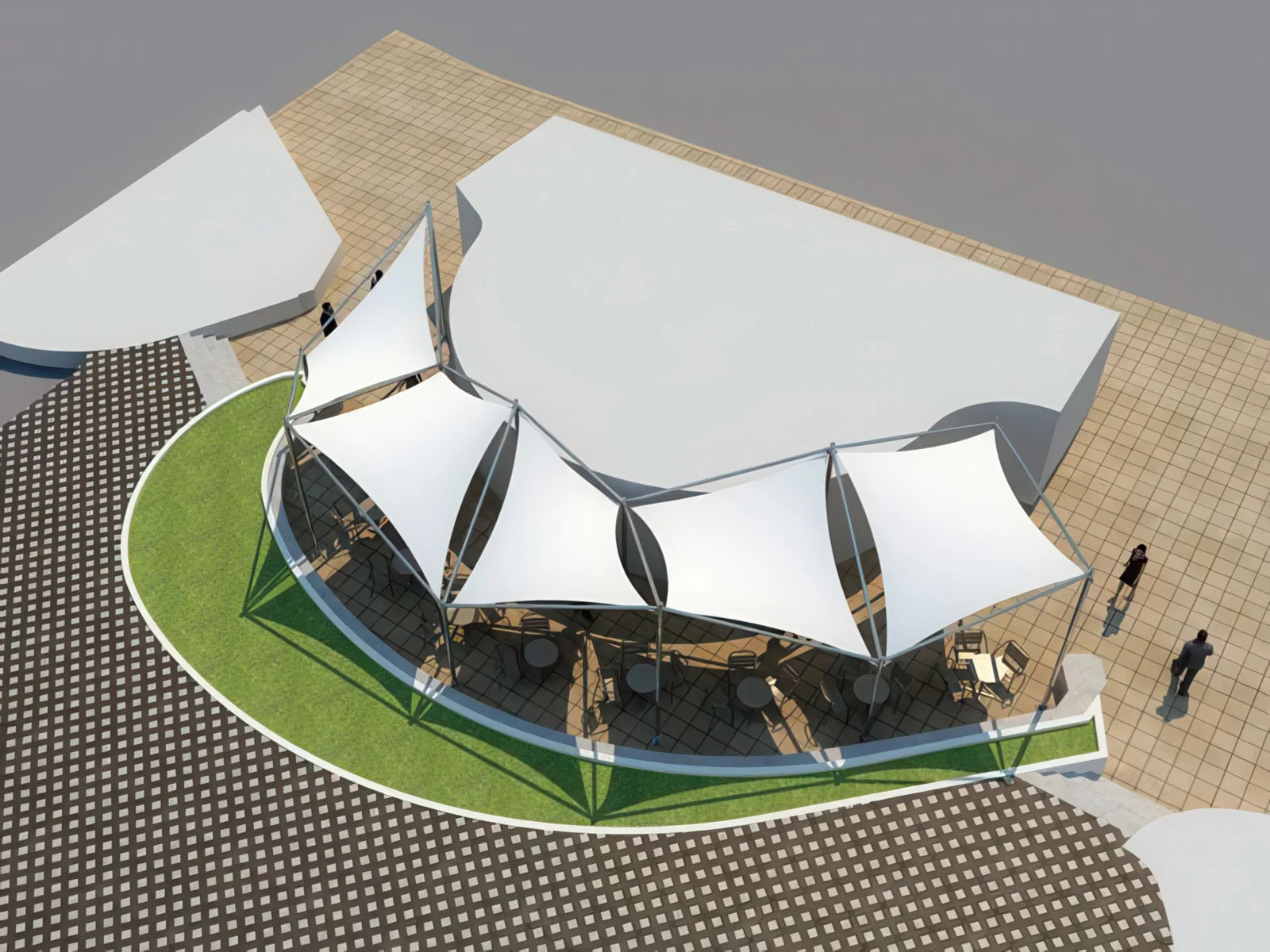 Тенты для ресторации проект 60