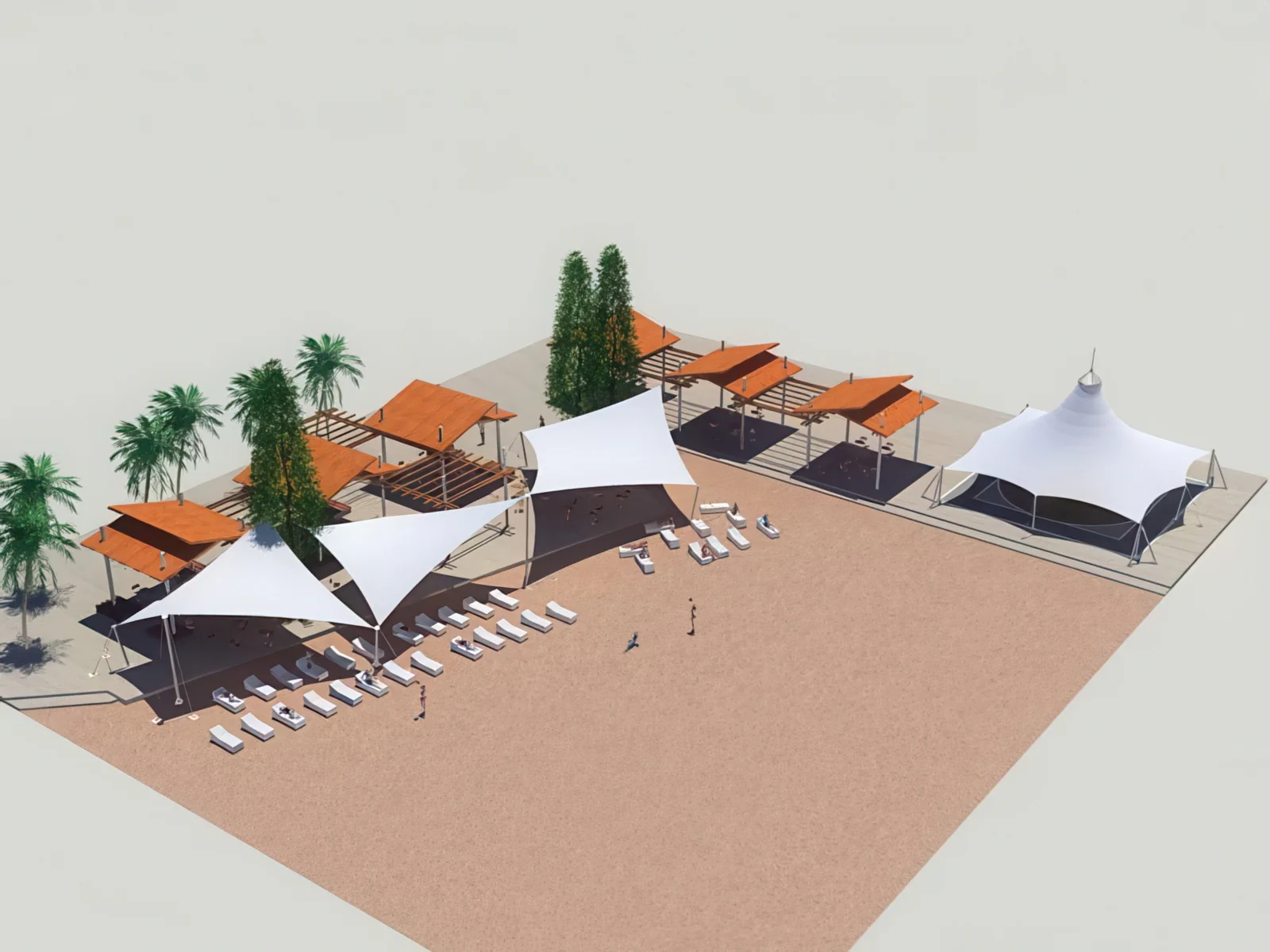 Тенты для ресторации проект 70