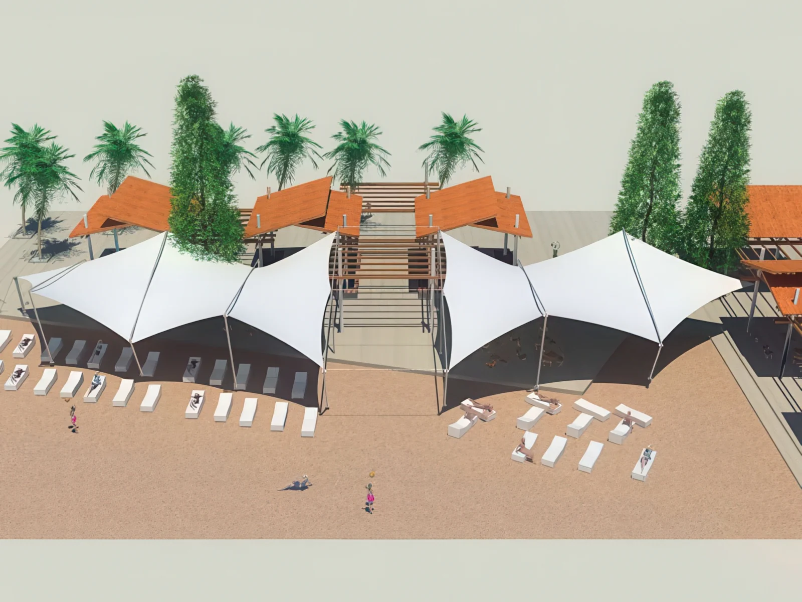 Тенты для ресторации проект 72