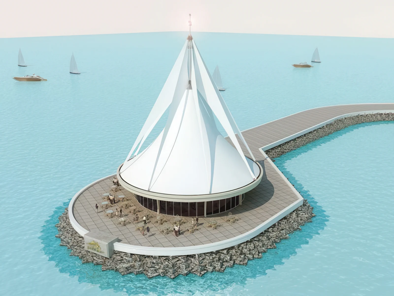 Тенты для ресторации проект 78