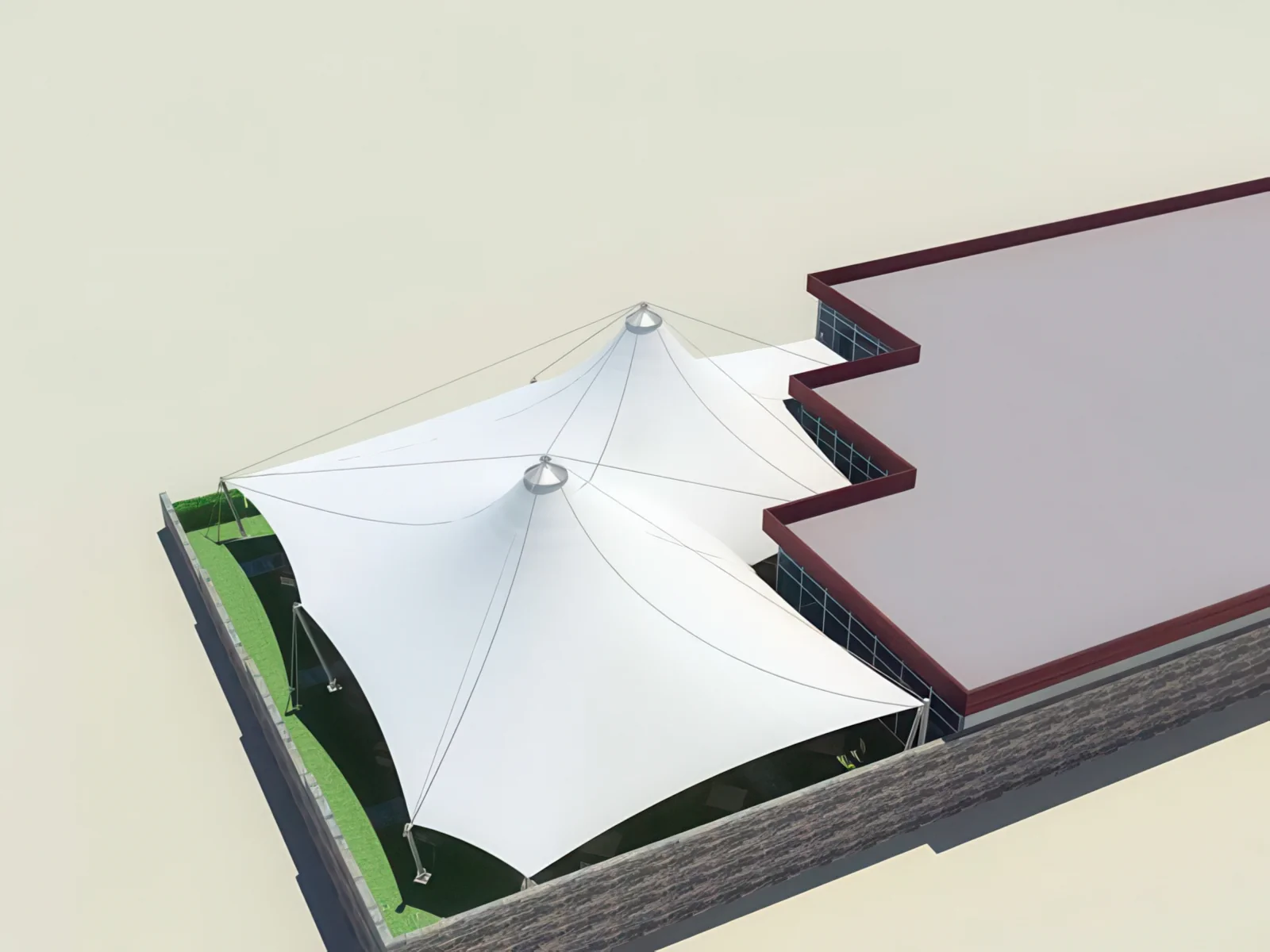 Тенты для ресторации проект 80