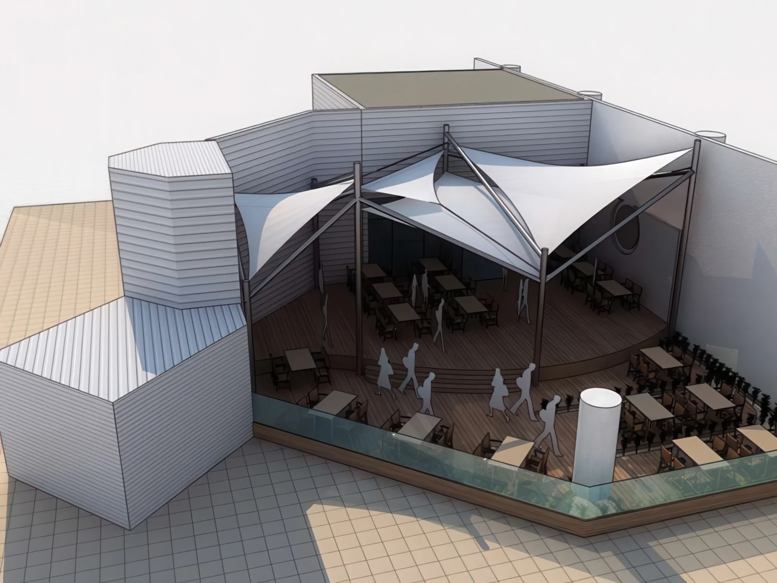 Тенты для ресторации проект 82