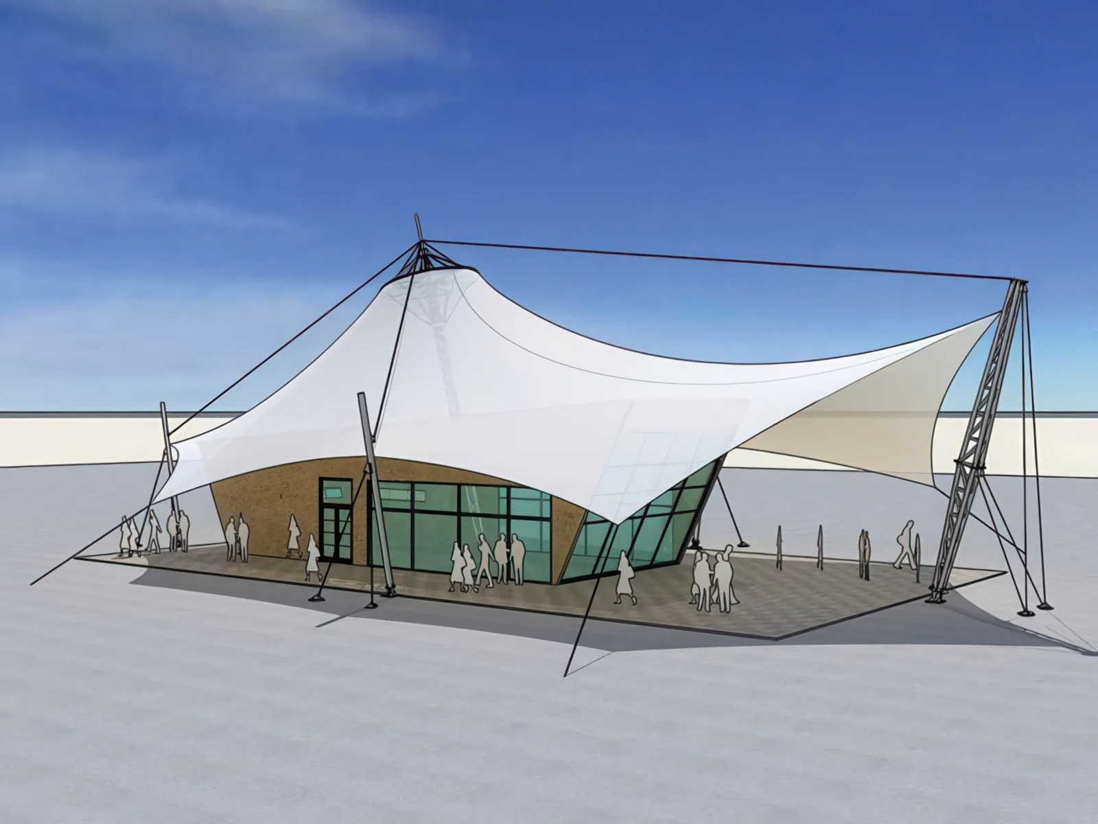 Тенты для ресторации проект 83