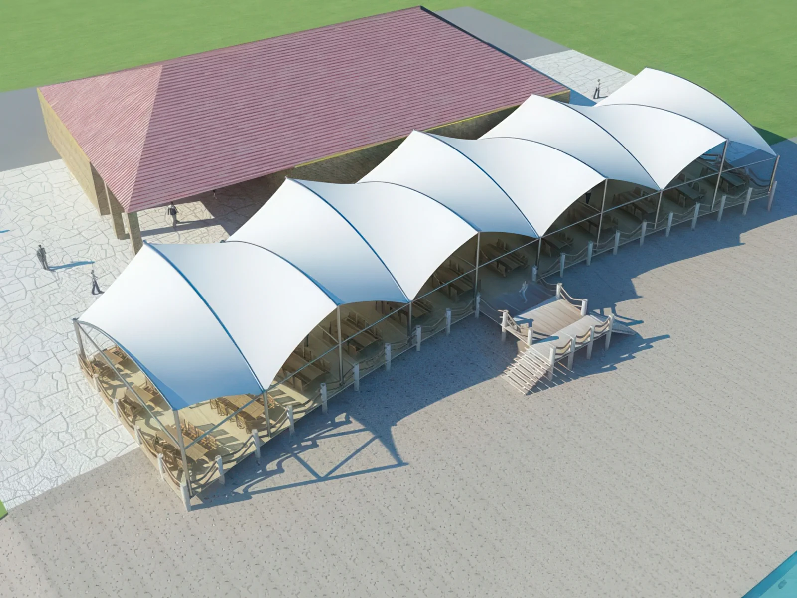 Тенты для ресторации проект 86