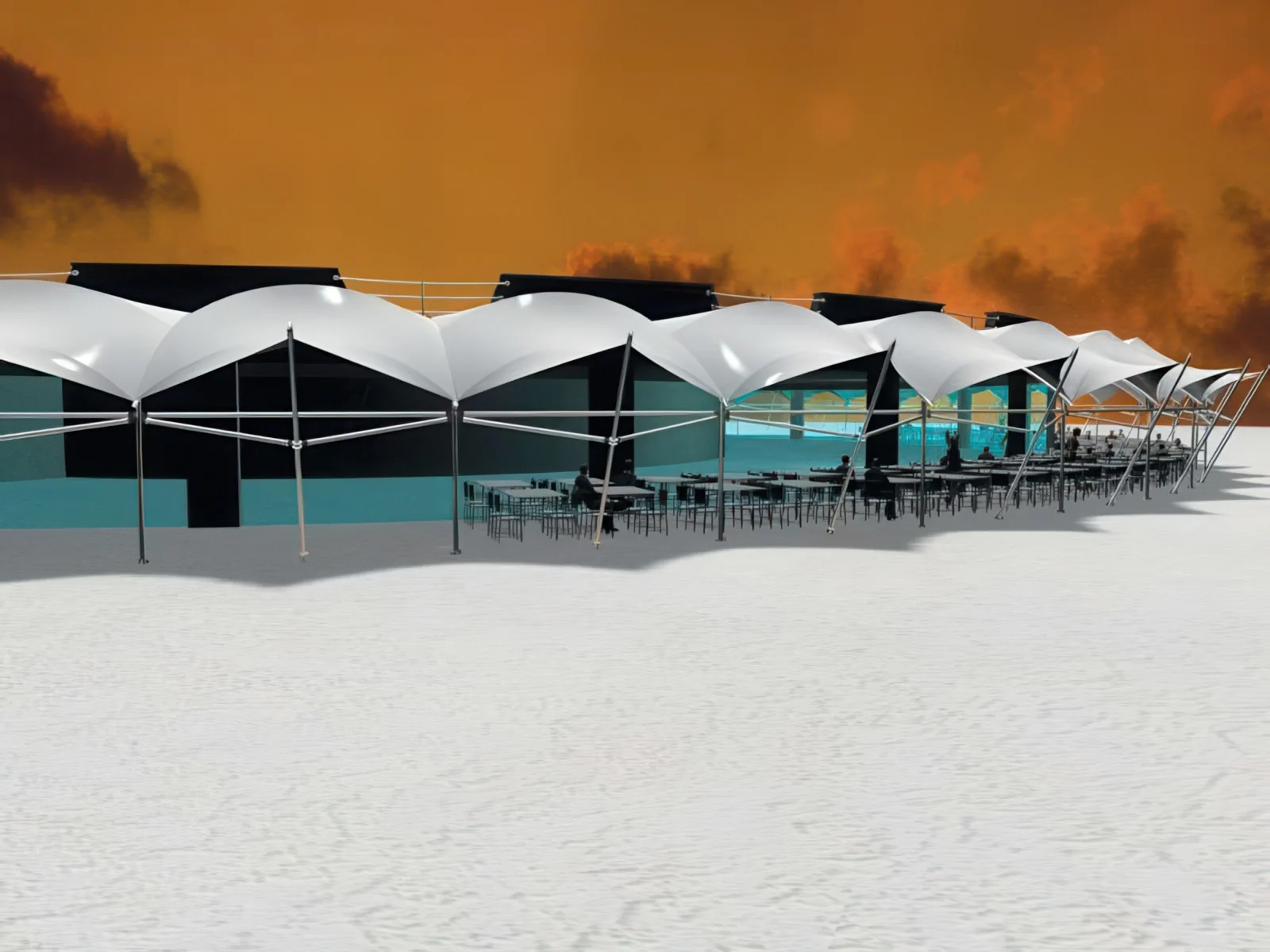 Тенты для ресторации проект 92