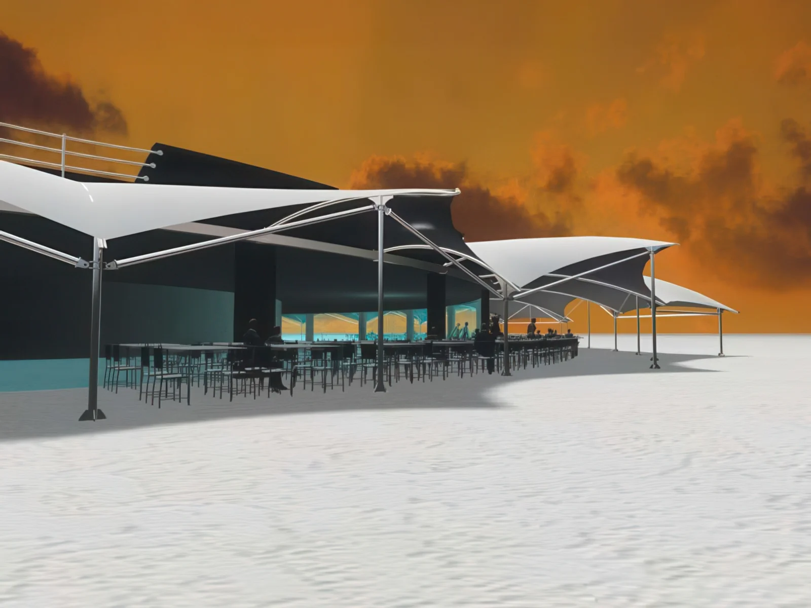 Тенты для ресторации проект 94