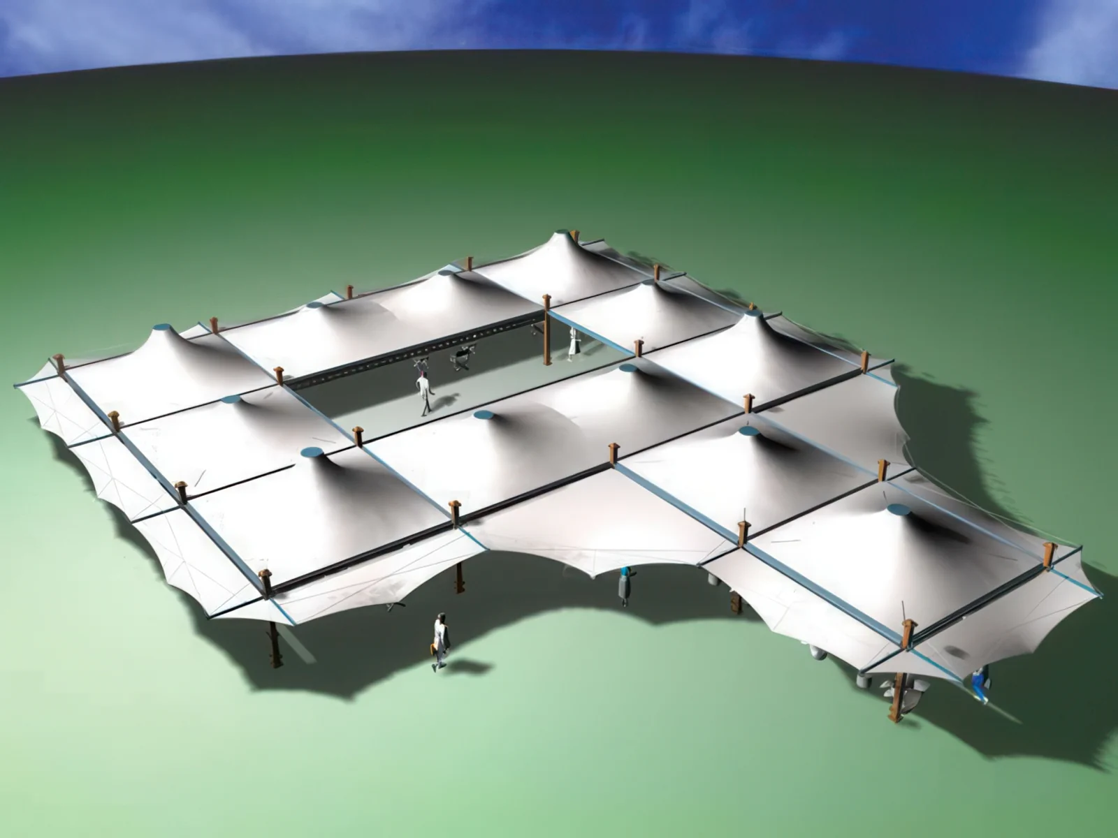 Тенты для ресторации проект 97